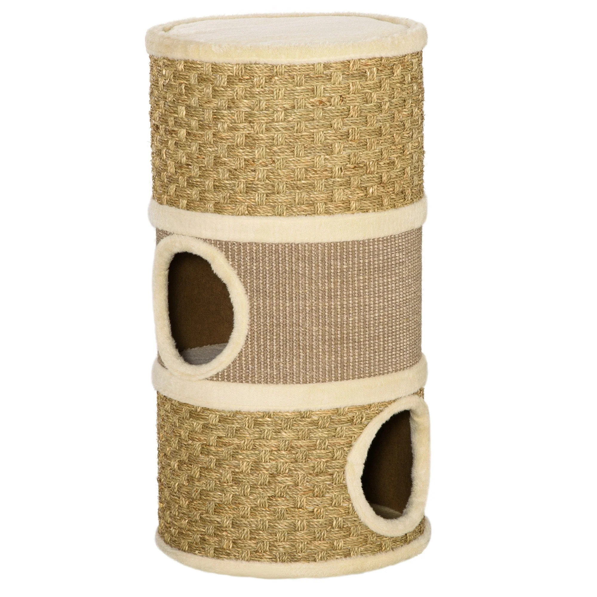 PawHut Scratching and climbing post Sisal Seaweed Road - Image 4
