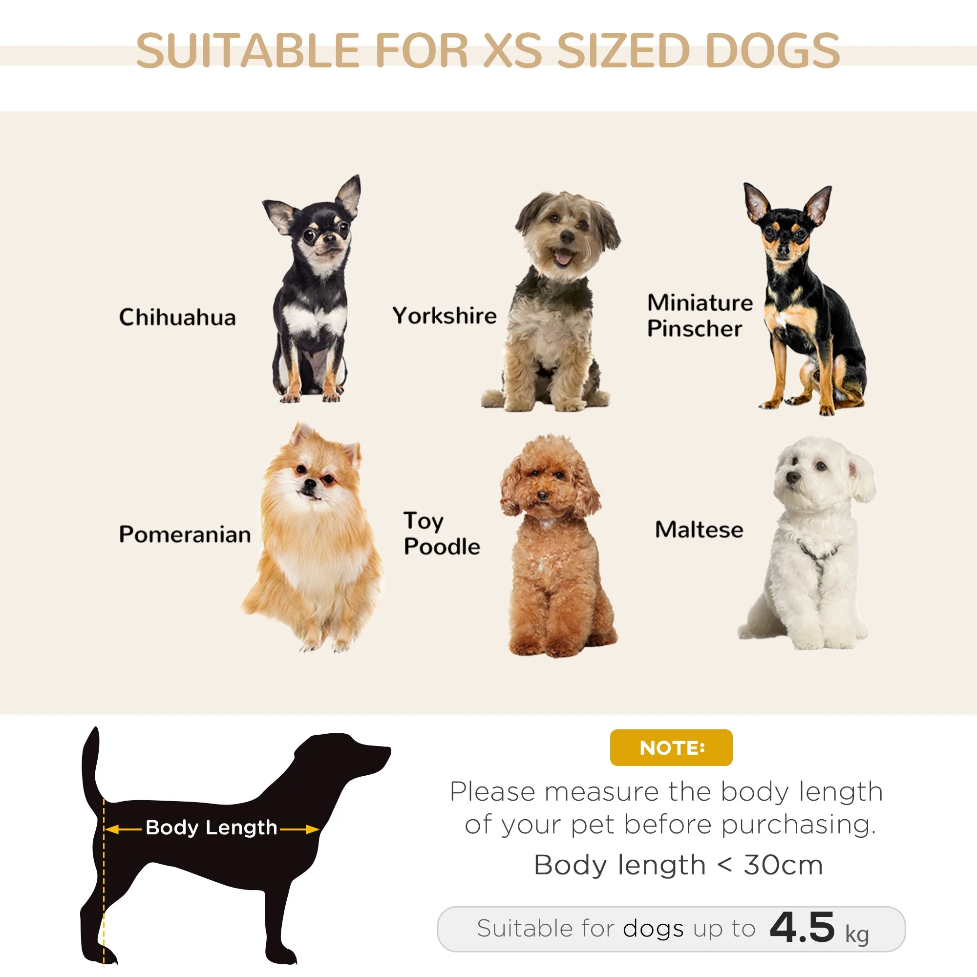 PawHut Velvet-Feel Small Dog Pet Bed - Grey - Image 2