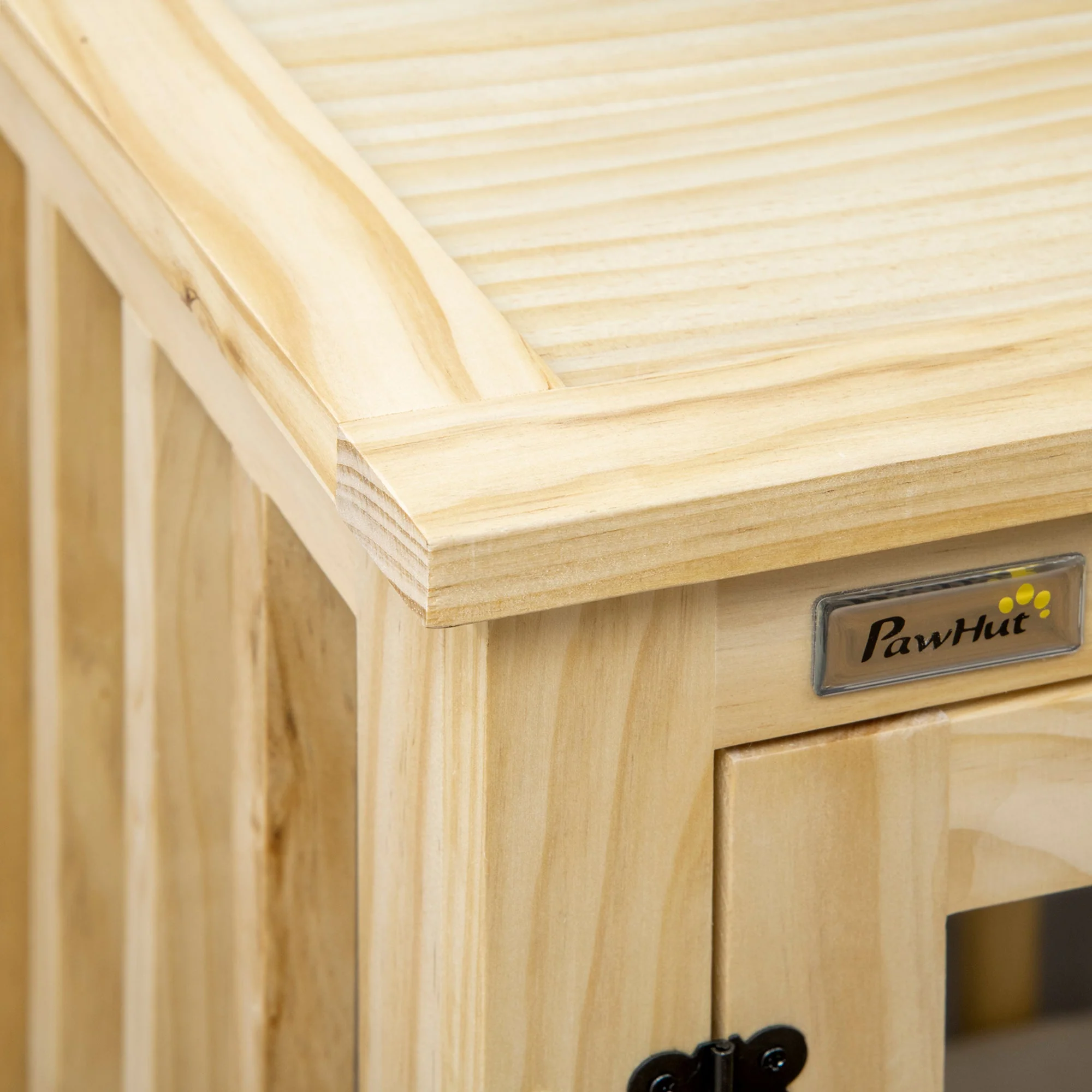 PawHut Wooden Dog Crate - Image 2