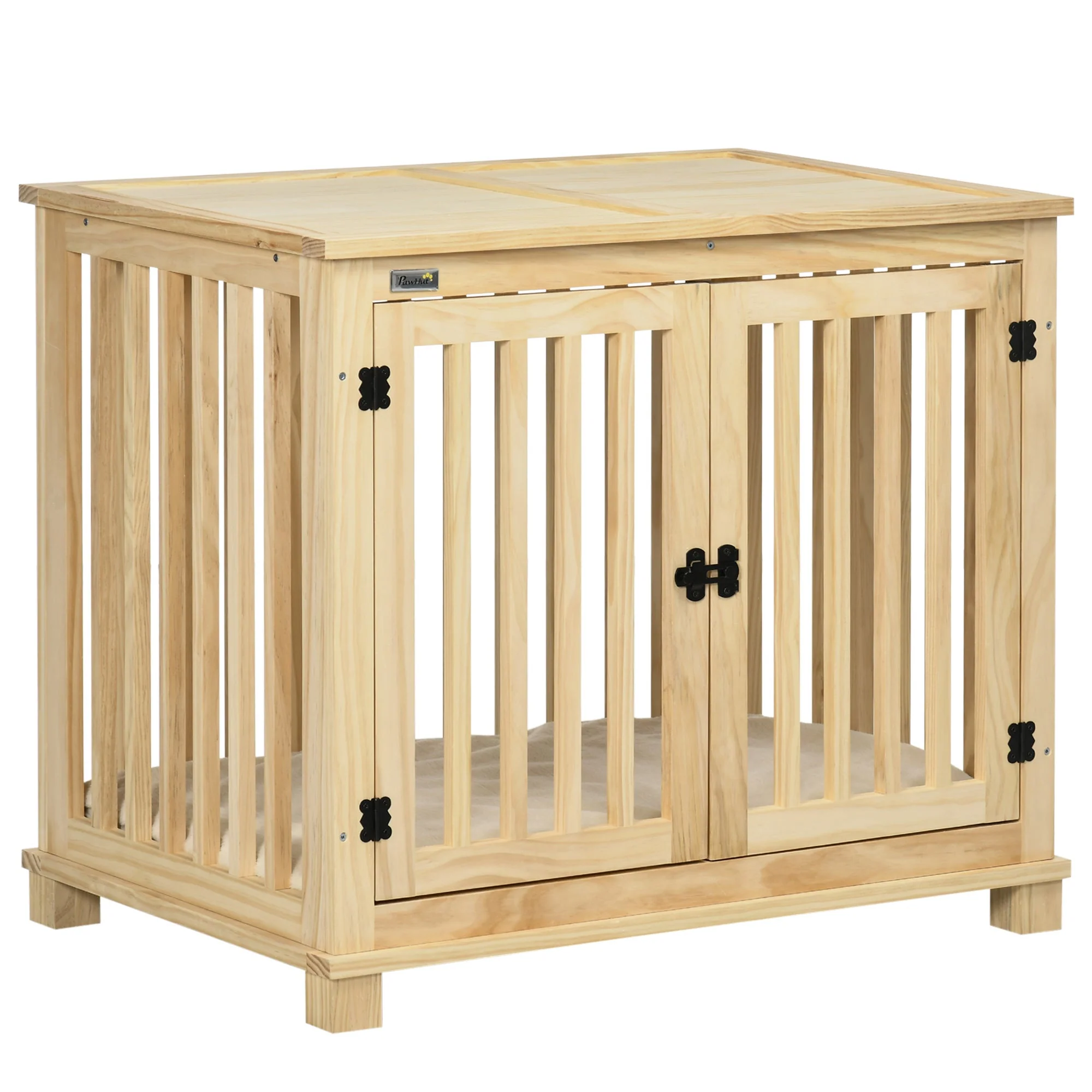 PawHut Wooden Dog Crate - Image 3