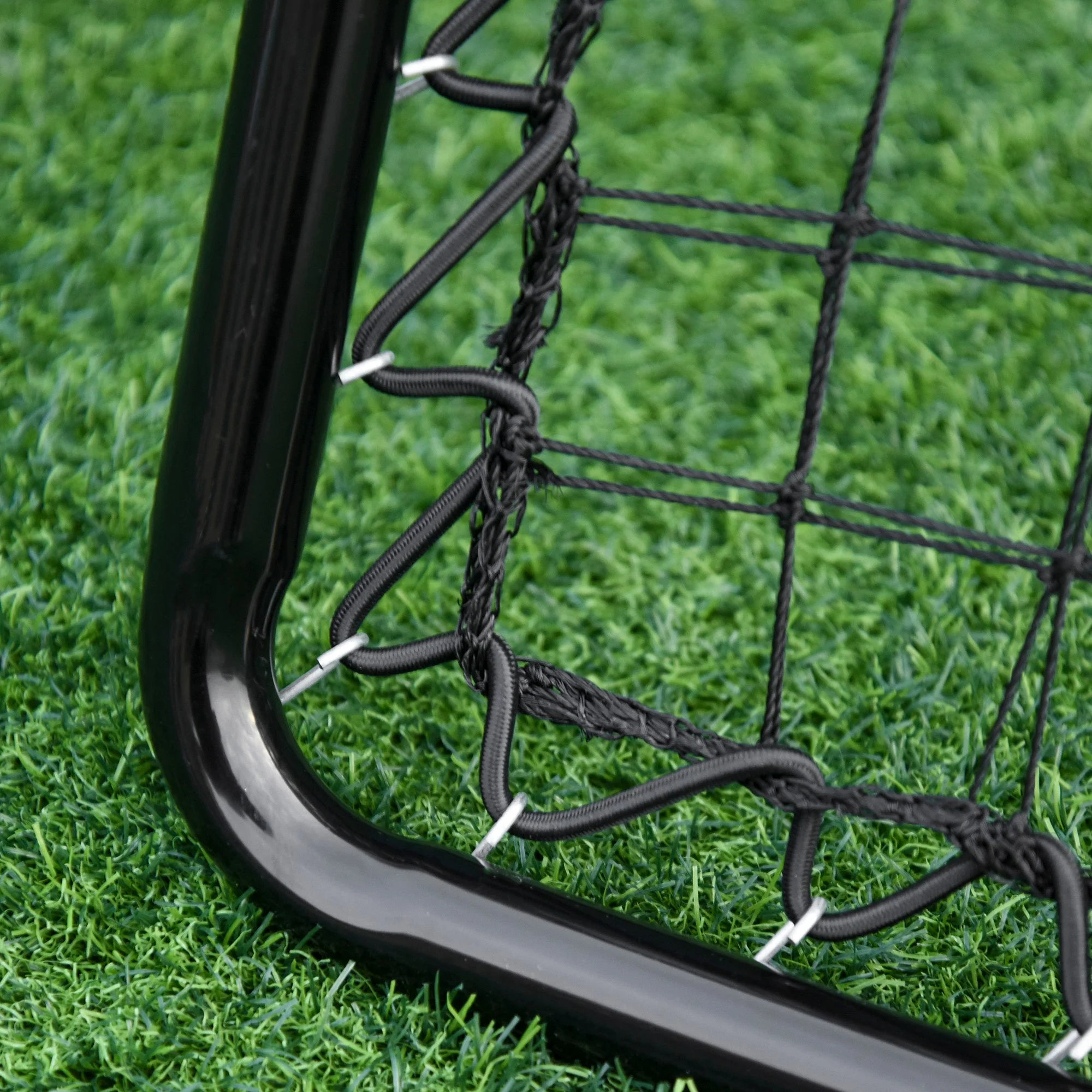 PE Mesh Double-Sided Outdoor Rebounder Net Black - Image 8
