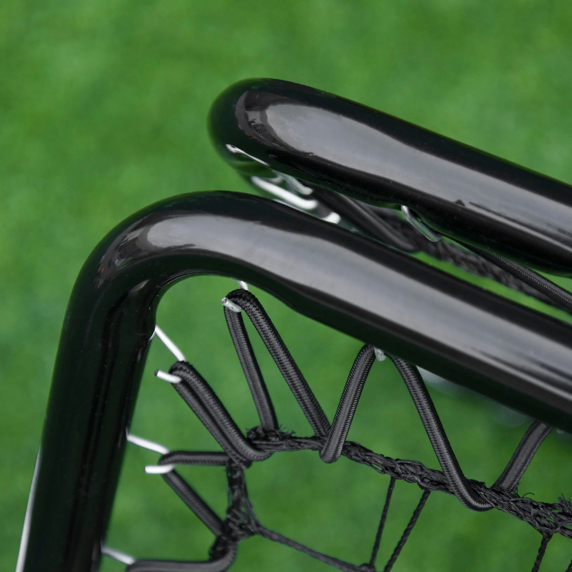 PE Mesh Double-Sided Outdoor Rebounder Net Black - Image 9