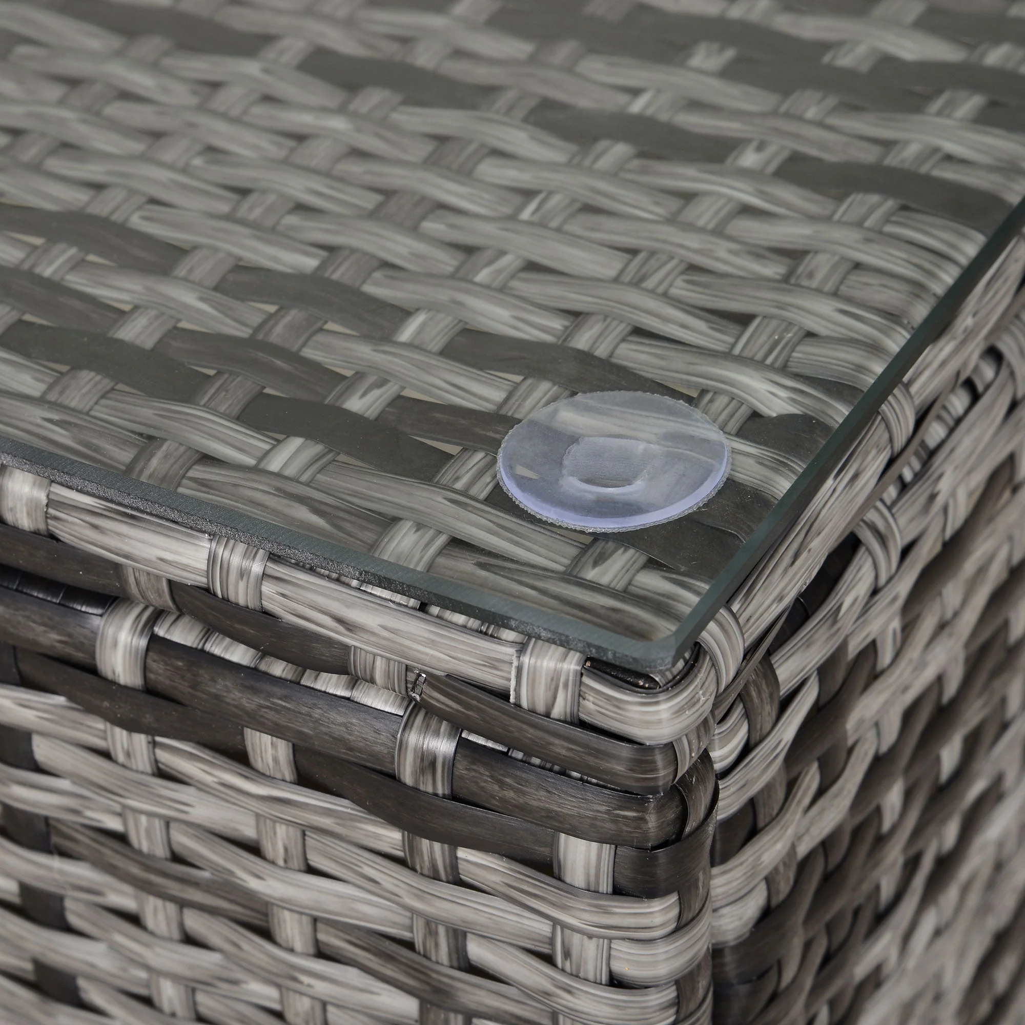 PE Rattan Garden Coffee Table - Image 8