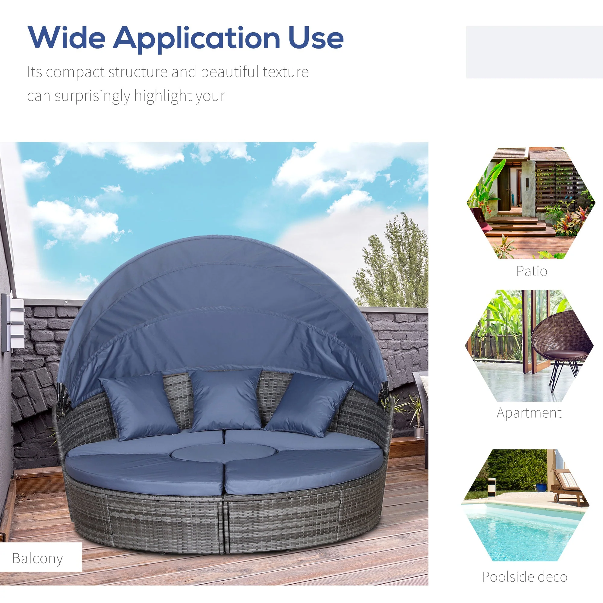 PE Rattan Lounge Set - Image 4