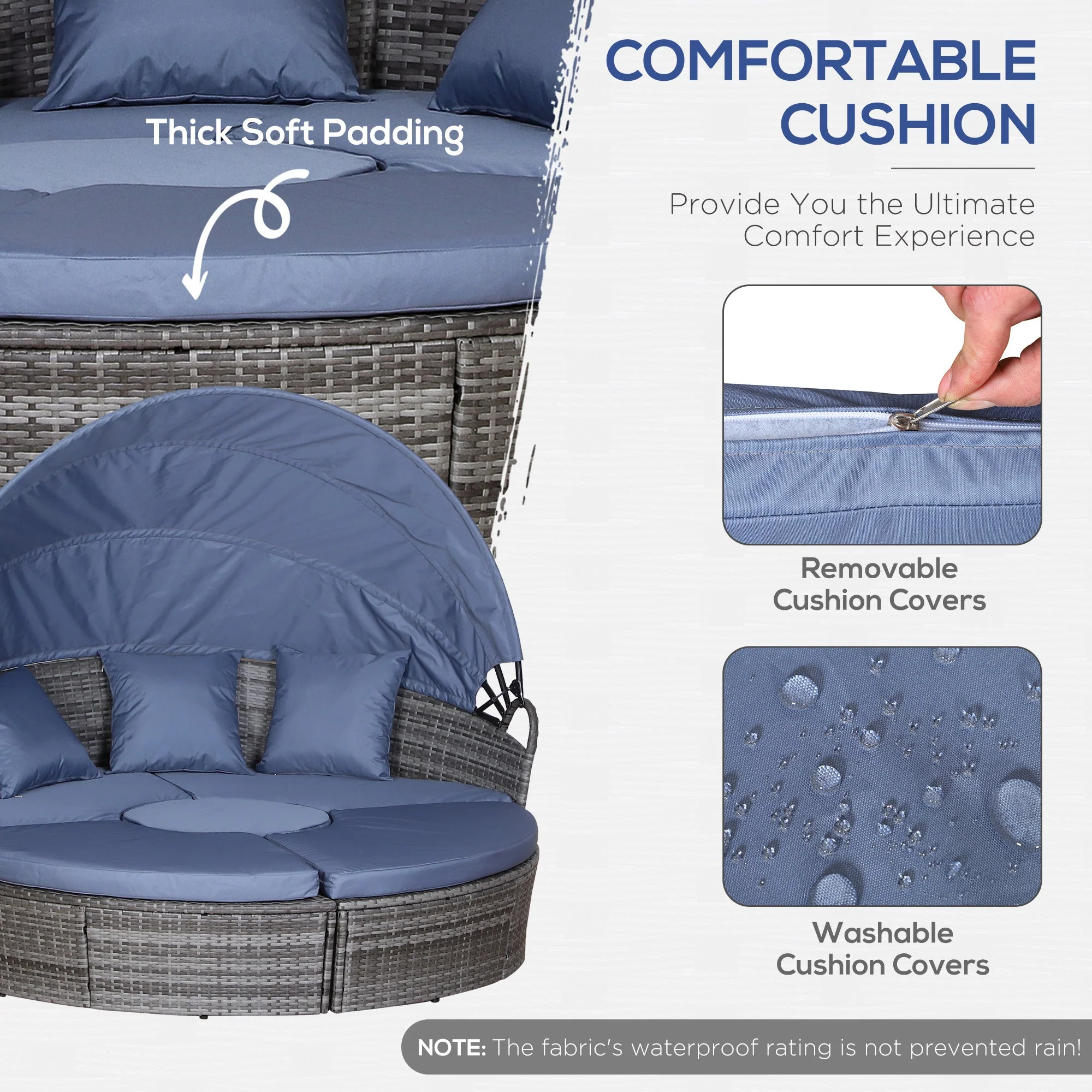 PE Rattan Lounge Set - Image 6