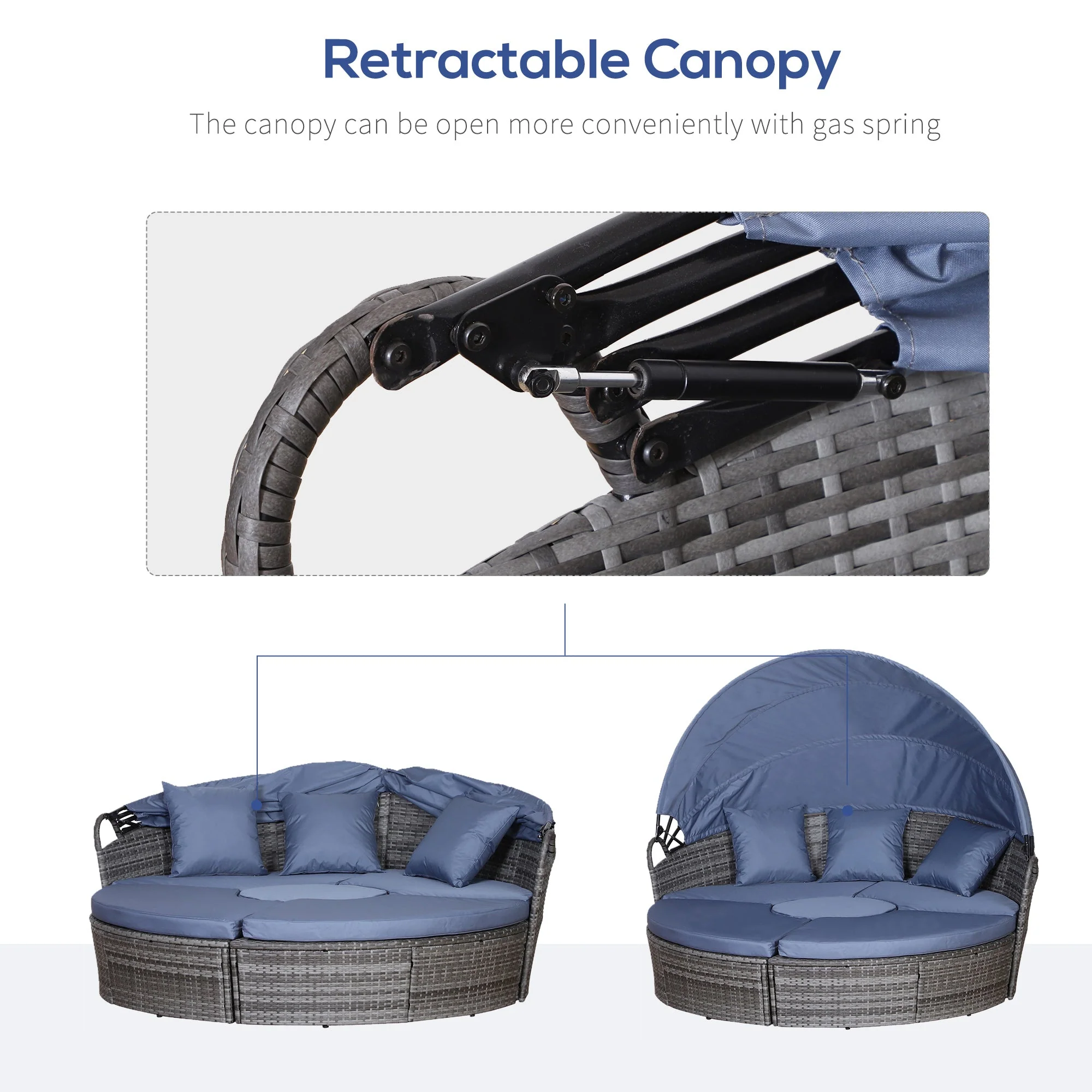 PE Rattan Lounge Set - Image 7