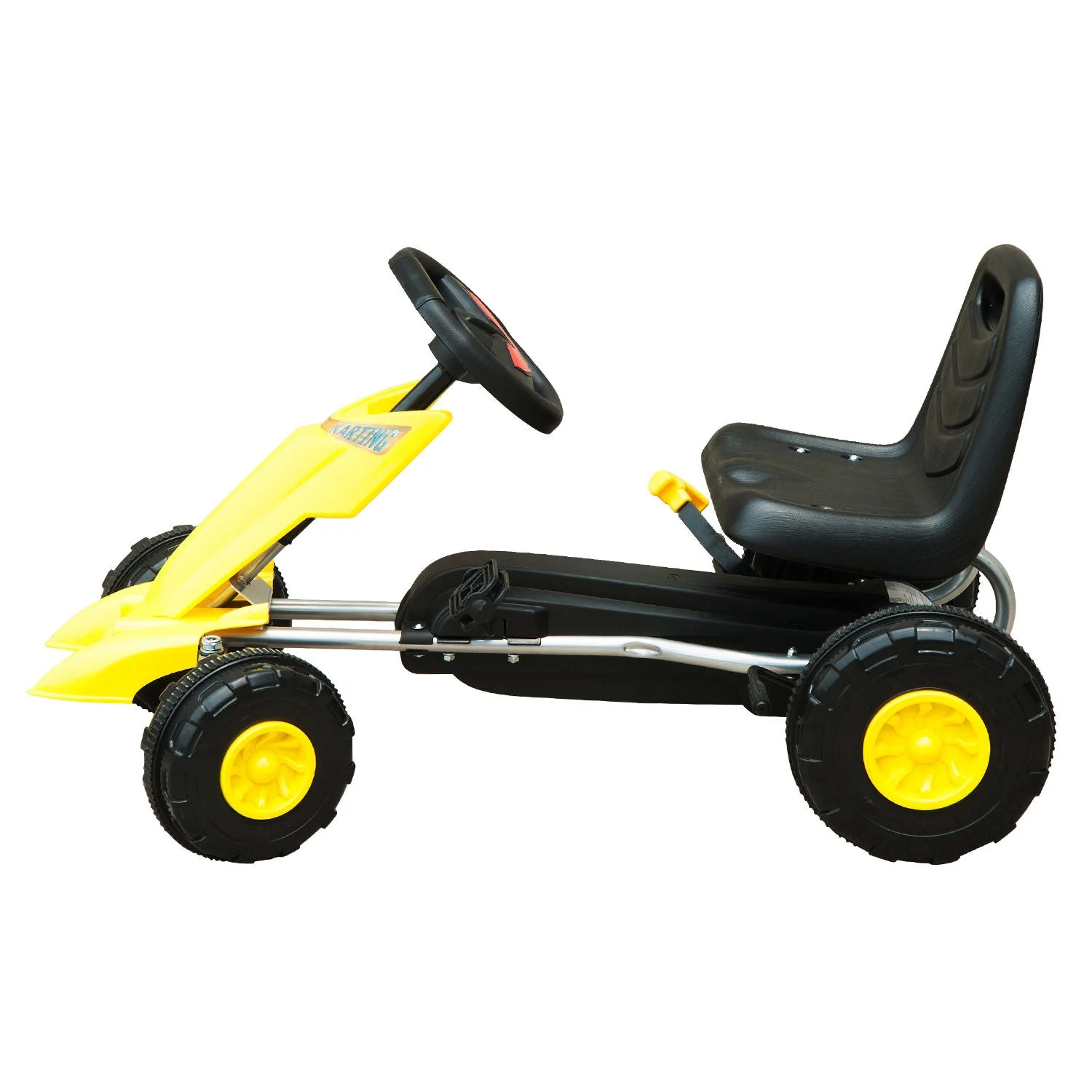 Pedal Go Kart-Yellow/Black - Image 6