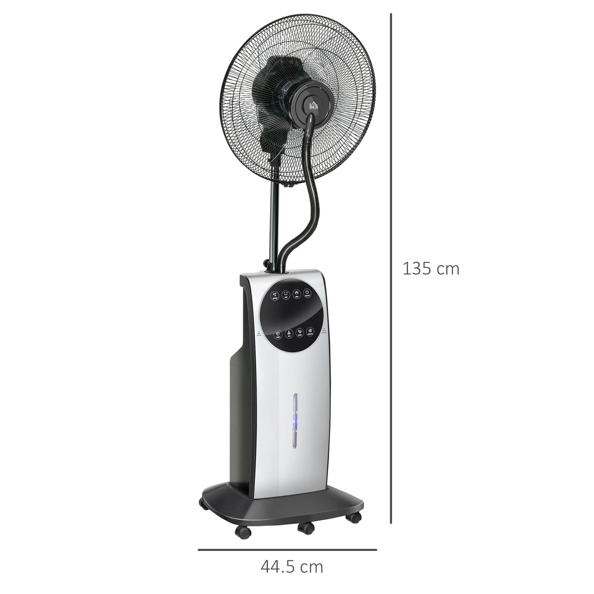 Pedestal Fan with Water Mist Spray - Image 3