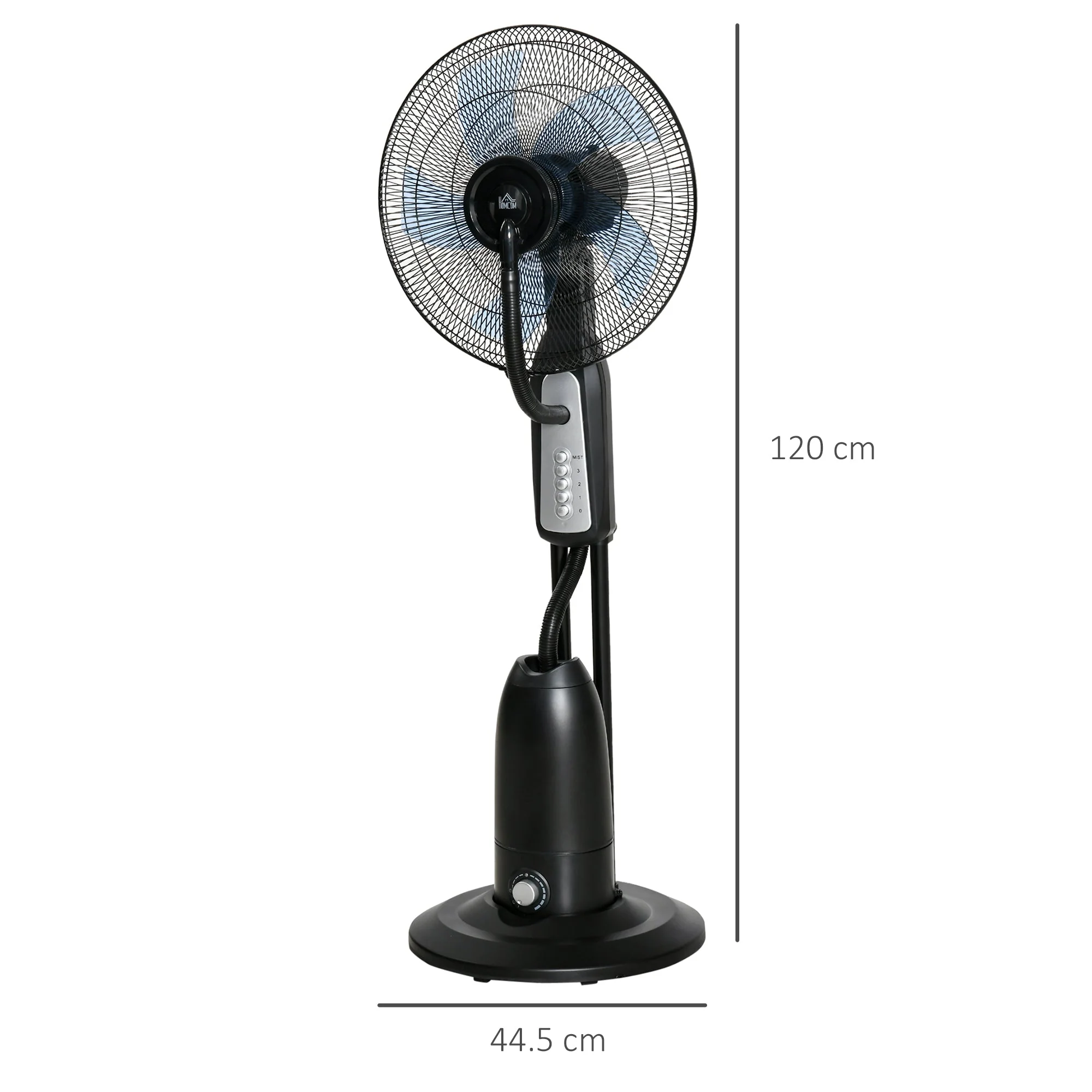 Pedestal Fan with Water Mist Spray - Image 3