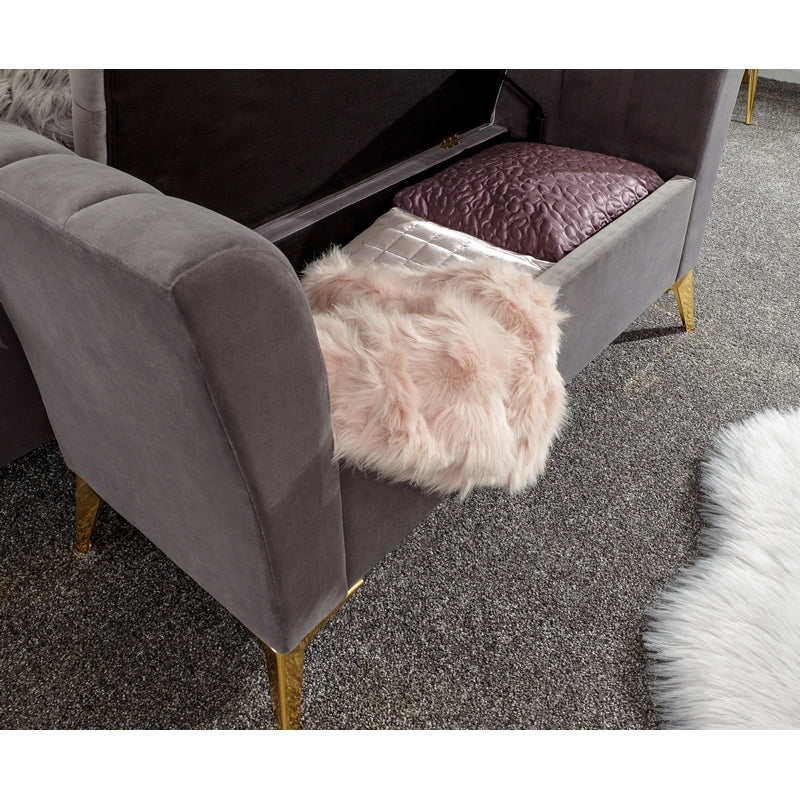 Pettine Large Ottoman Grey 1 Door - Image 6