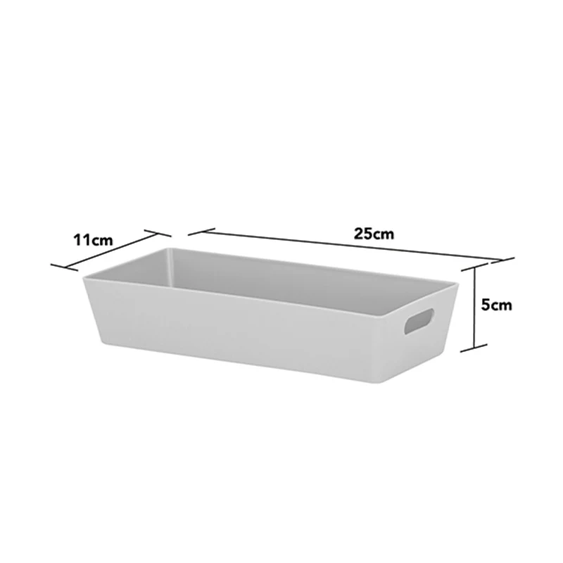 Plastic Basket 1 Litre - Grey Studio by Wham - Image 2