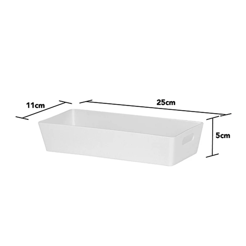 Plastic Basket 1 Litre - White Studio by Wham - Image 2