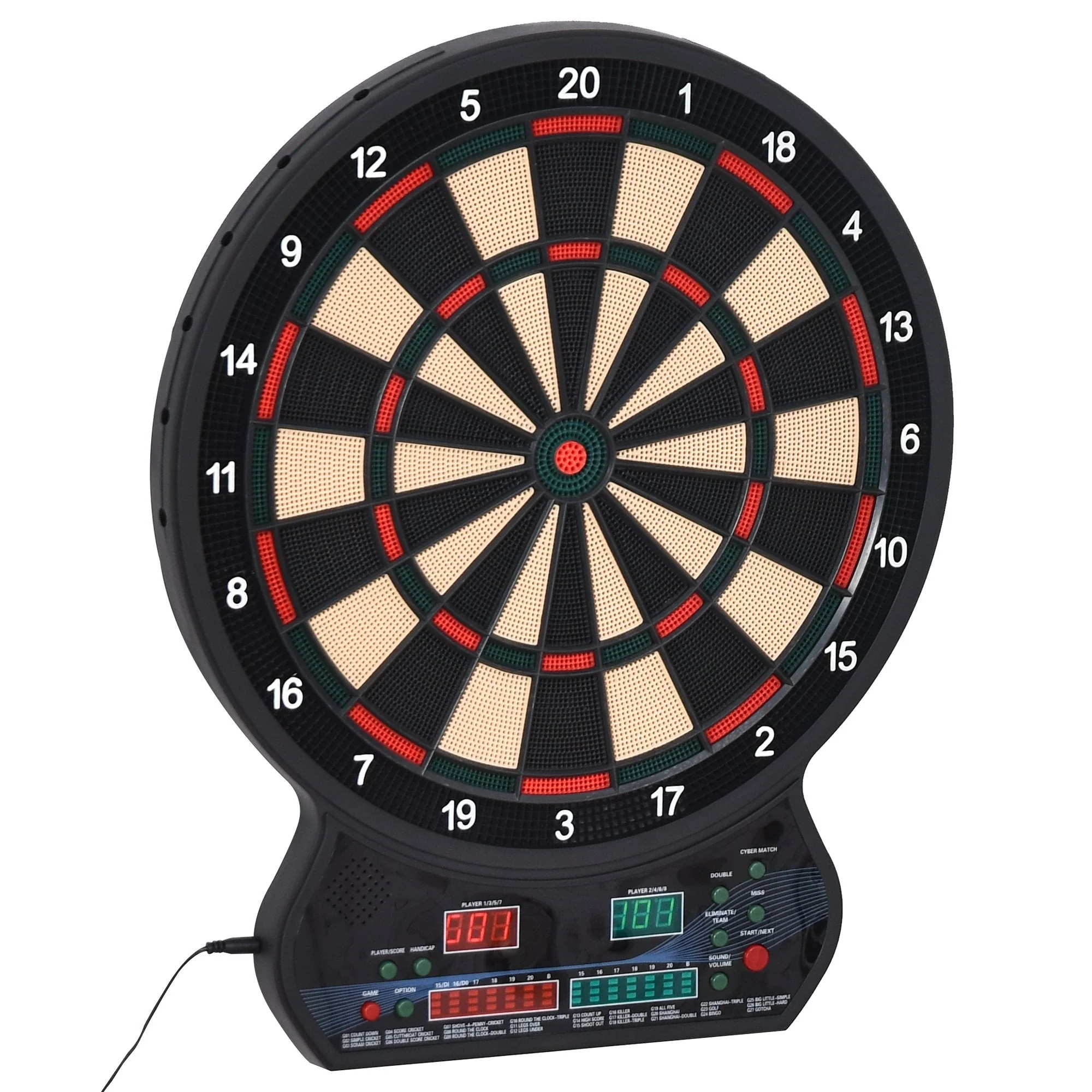 Plastic LED Electronic Dartboard w/ 12 Darts - Image 2