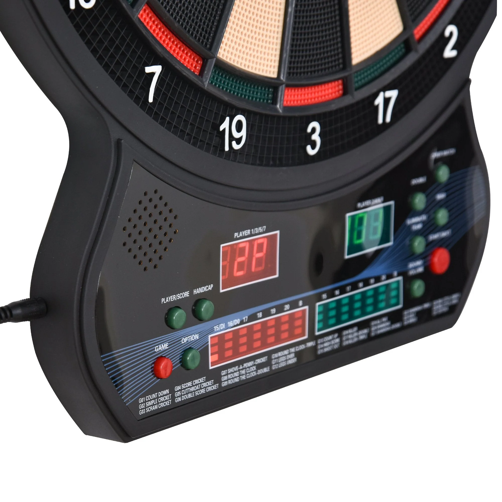 Plastic LED Electronic Dartboard w/ 12 Darts - Image 4