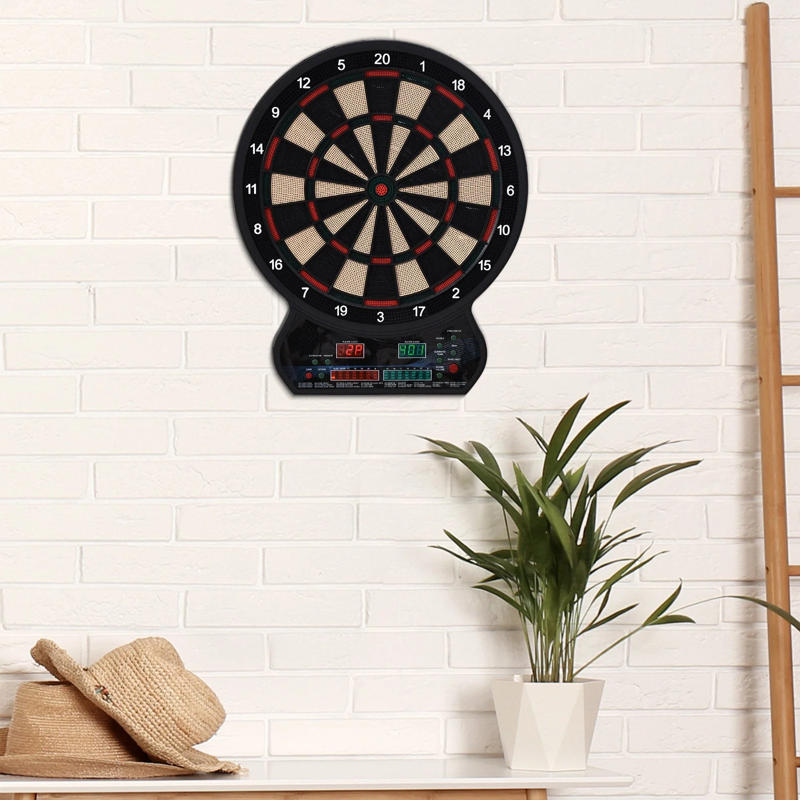 Plastic LED Electronic Dartboard w/ 12 Darts - Image 8