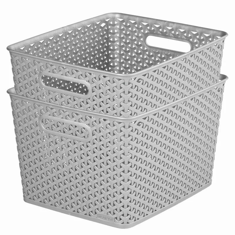 Plastic Storage Box 18 Litres - Grey My Style by Curver - Image 5