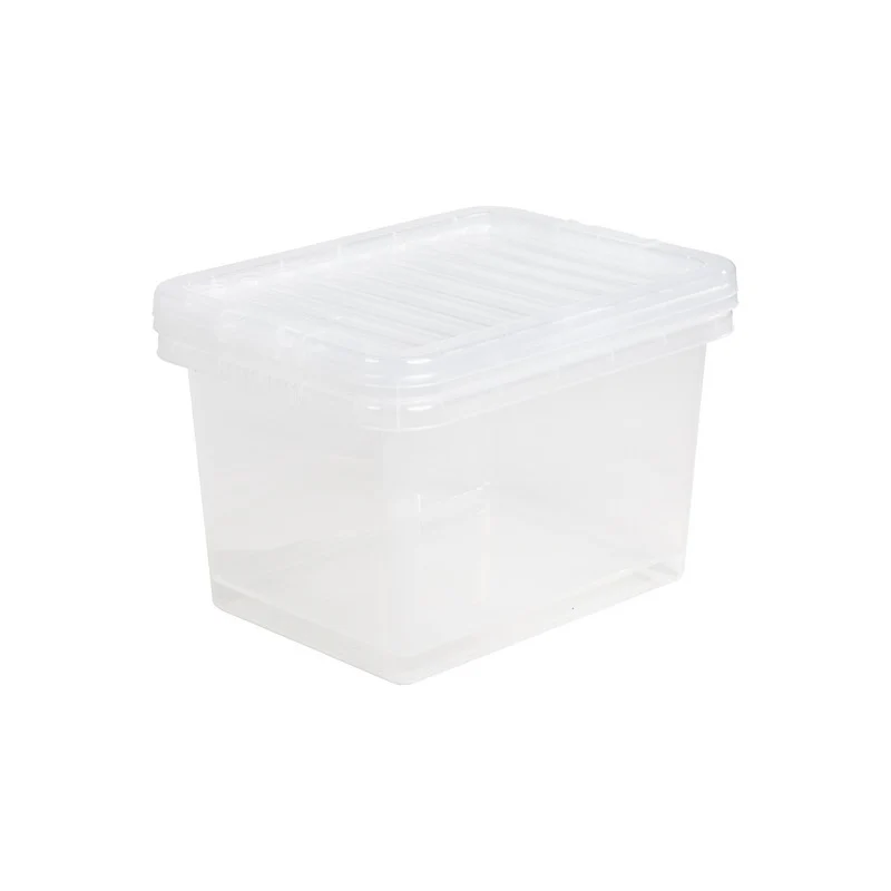 Plastic Storage Box 25 Litres - Clear Crystal by Wham - Image 2