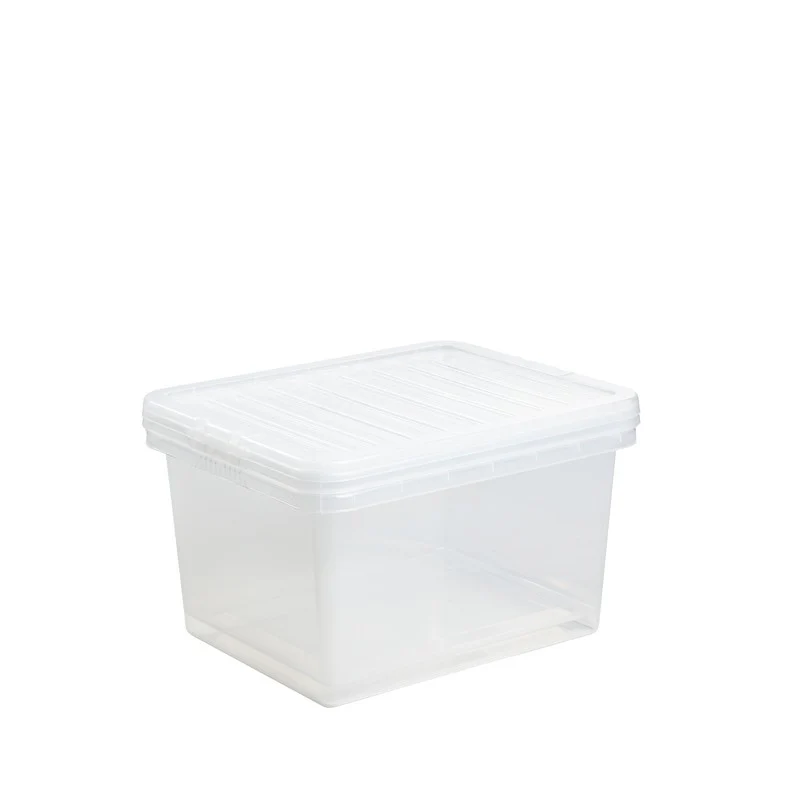 Plastic Storage Box 37 Litres - Clear Crystal by Wham - Image 2