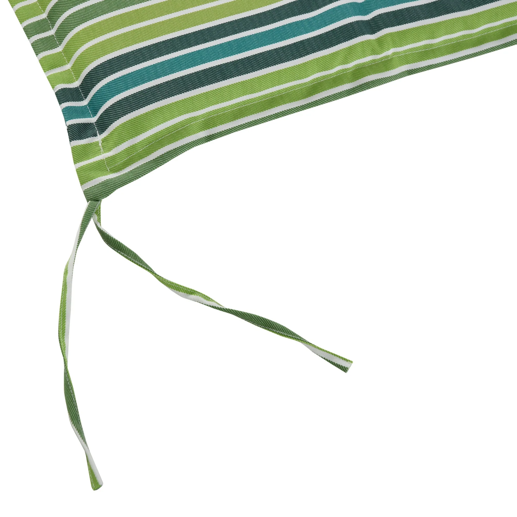 Polyester Set Of 2 Swing Chair Cushion Green Stripes - Image 7