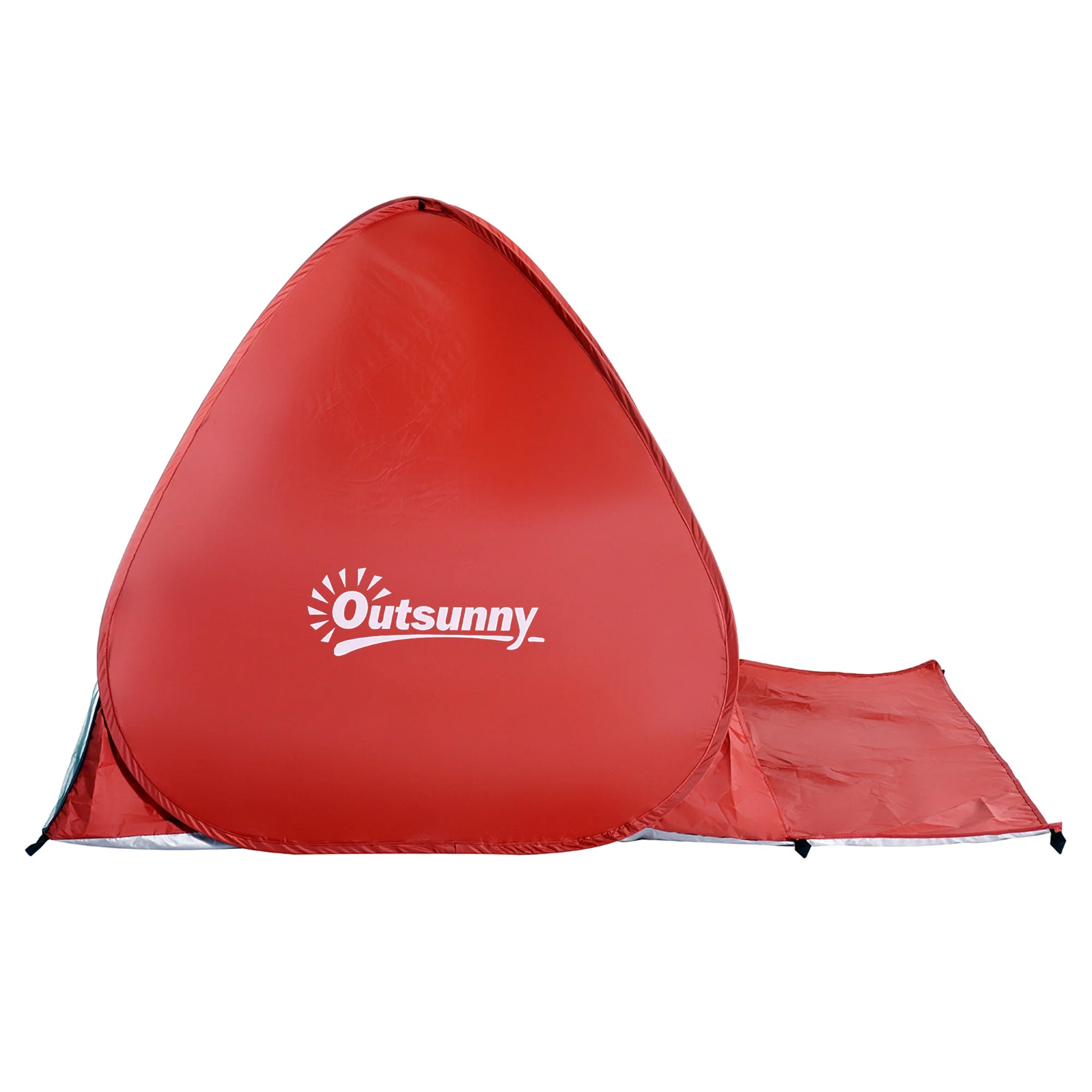 Pop-up Portable Beach Tent-Red - Image 7