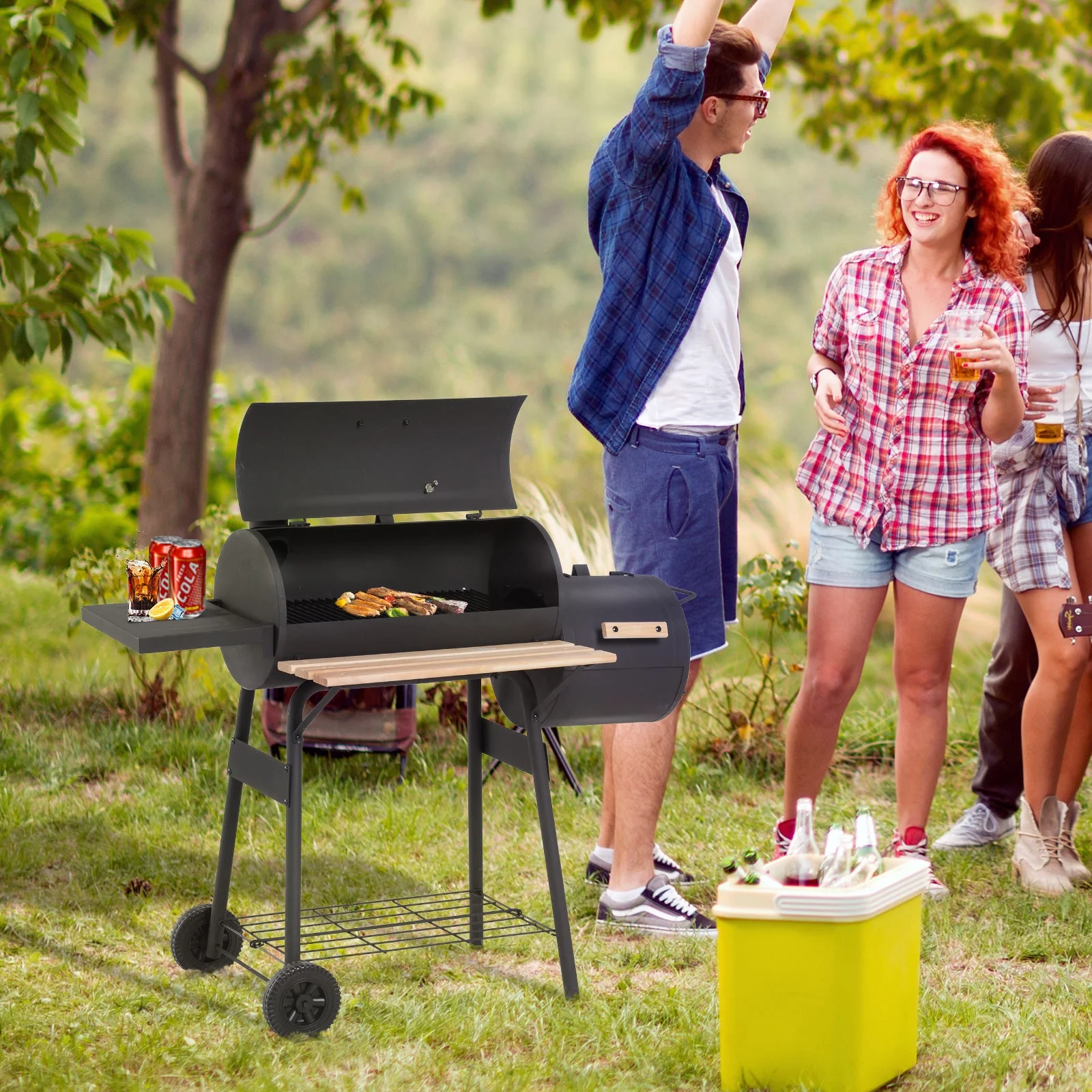 Portable Charcoal BBQ Grill - Image 2