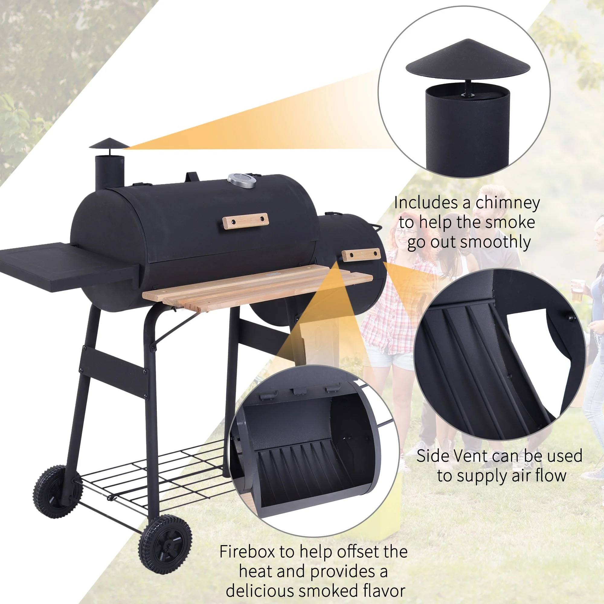 Portable Charcoal BBQ Grill - Image 6