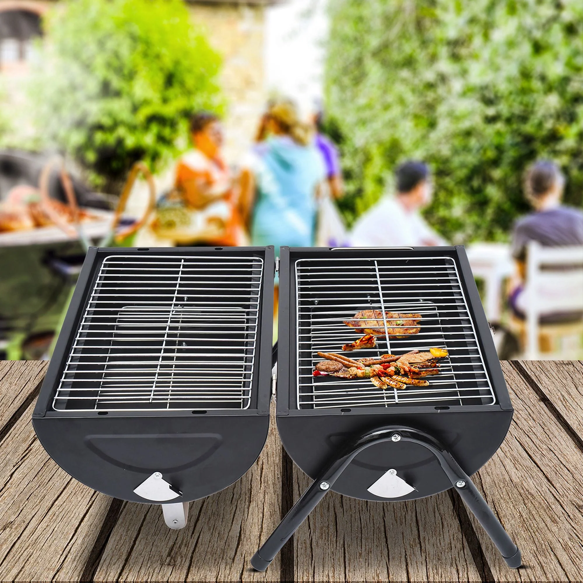 Portable Charcoal BBQ Grill - Image 2