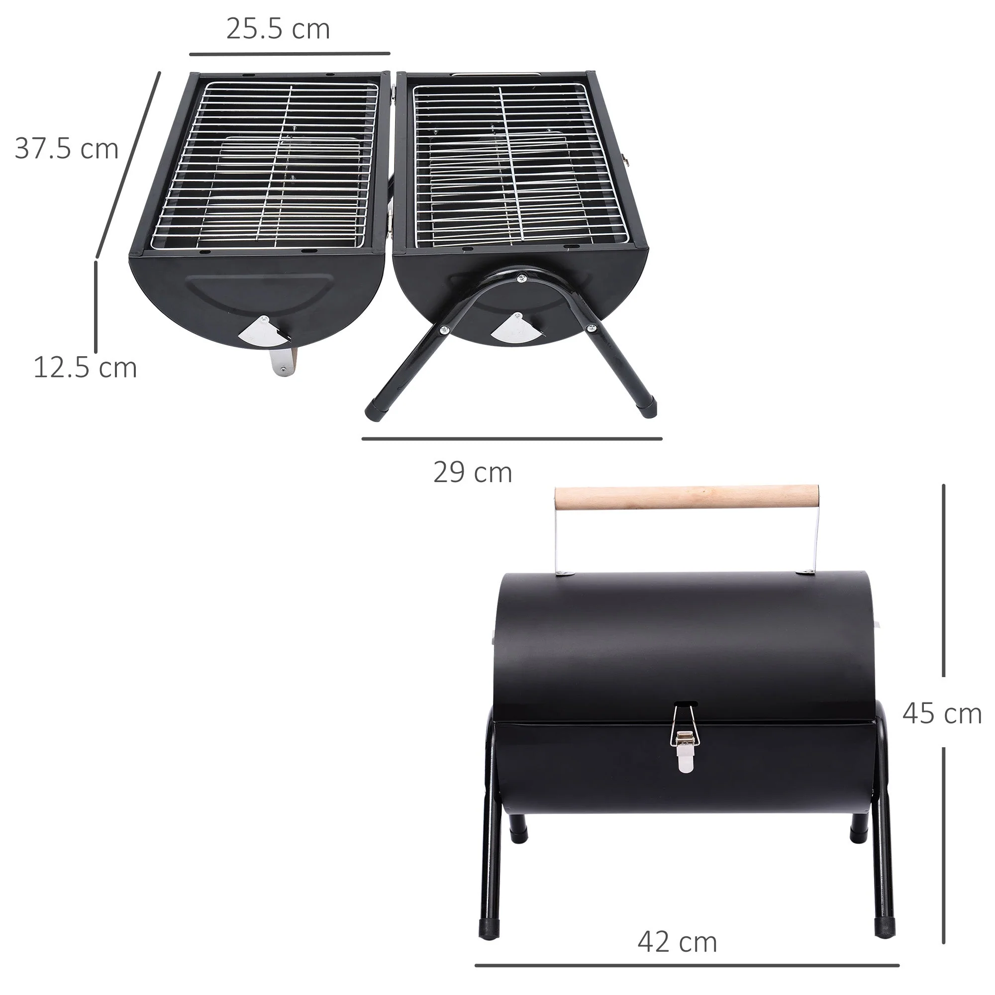 Portable Charcoal BBQ Grill - Image 3