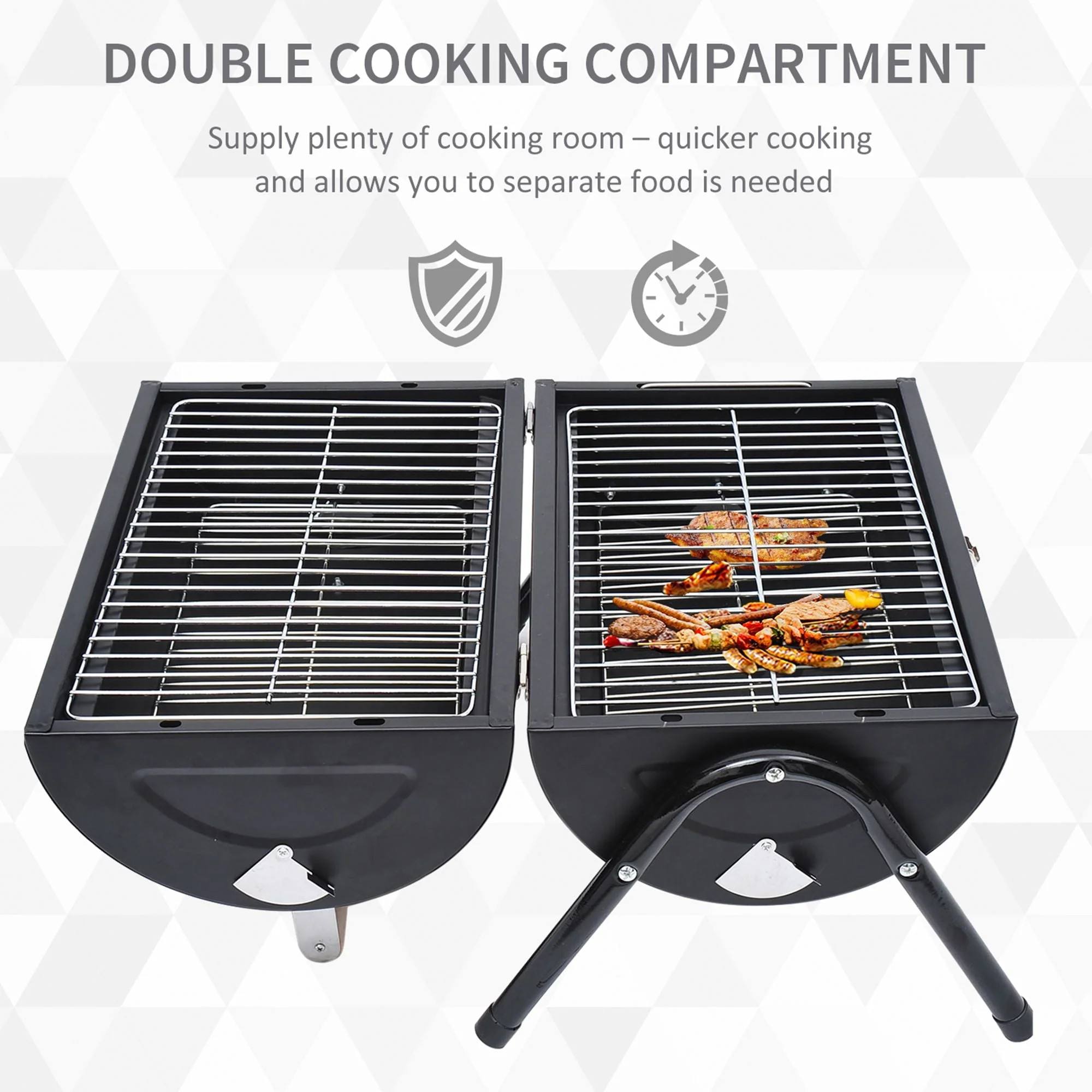 Portable Charcoal BBQ Grill - Image 4