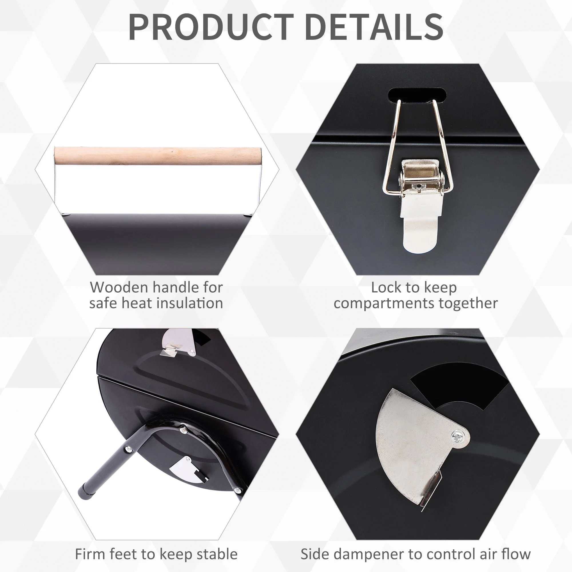 Portable Charcoal BBQ Grill - Image 6