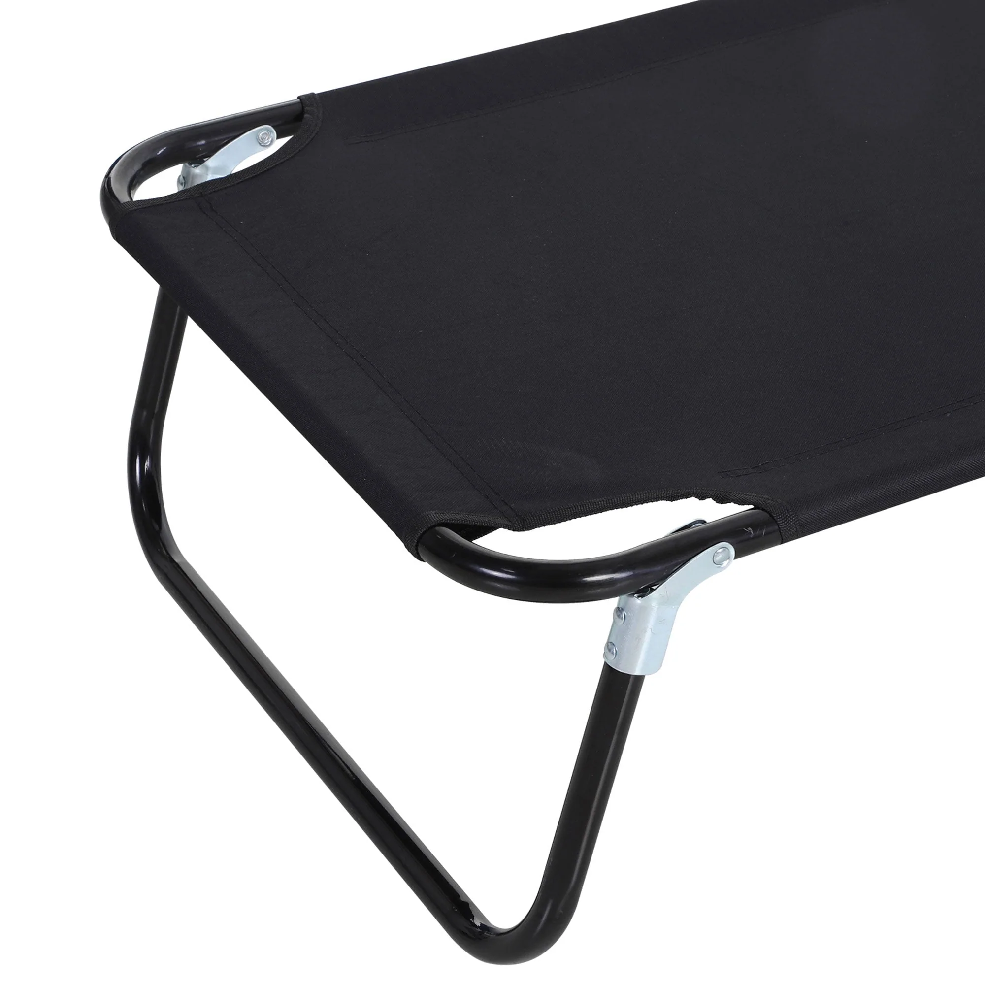 Portable Folding Sun Lounger With 5-Position Adjustable Backrest Relaxer Recliner with Lightweight Frame Great for Pool or Sun Bathing - Image 7