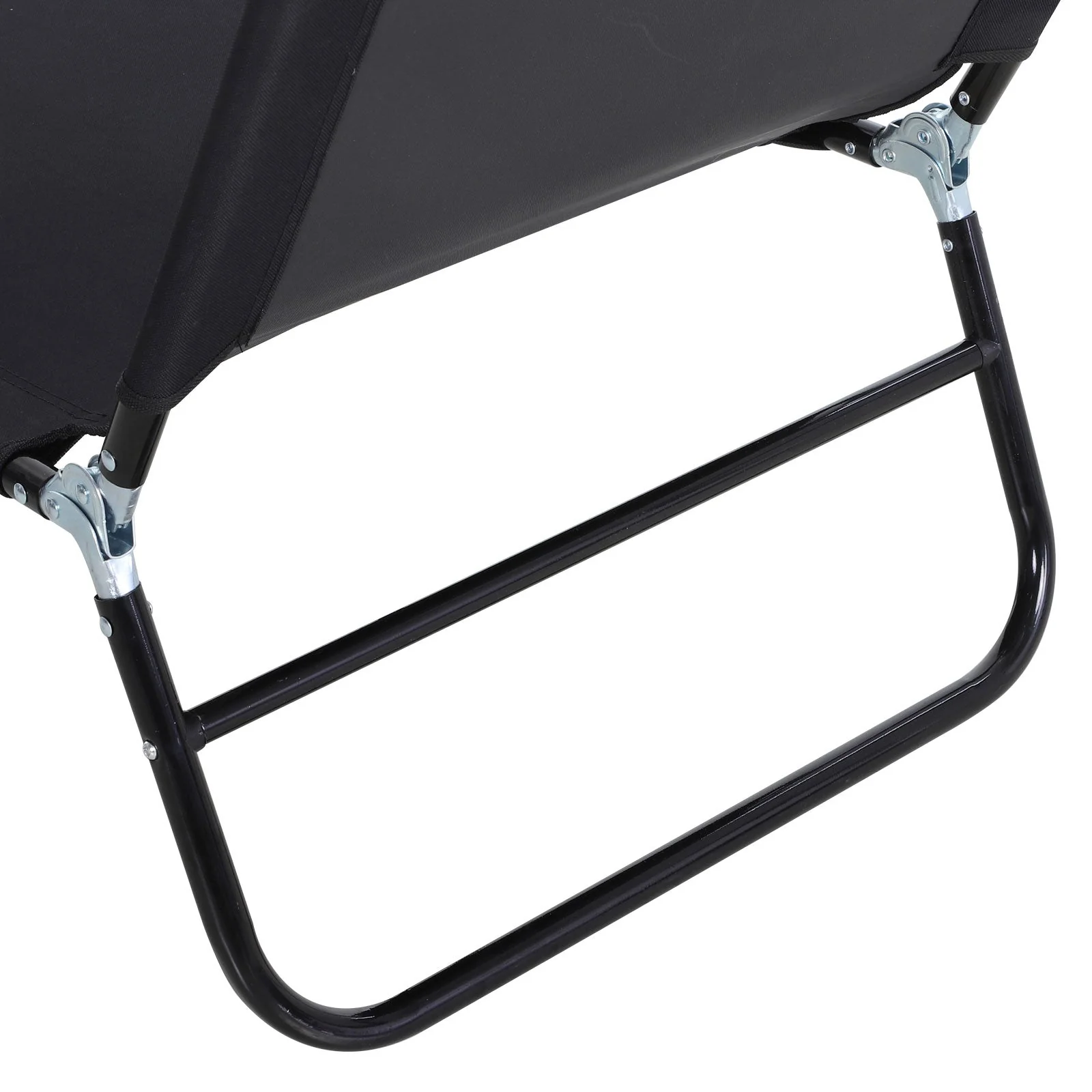 Portable Folding Sun Lounger With 5-Position Adjustable Backrest Relaxer Recliner with Lightweight Frame Great for Pool or Sun Bathing - Image 9