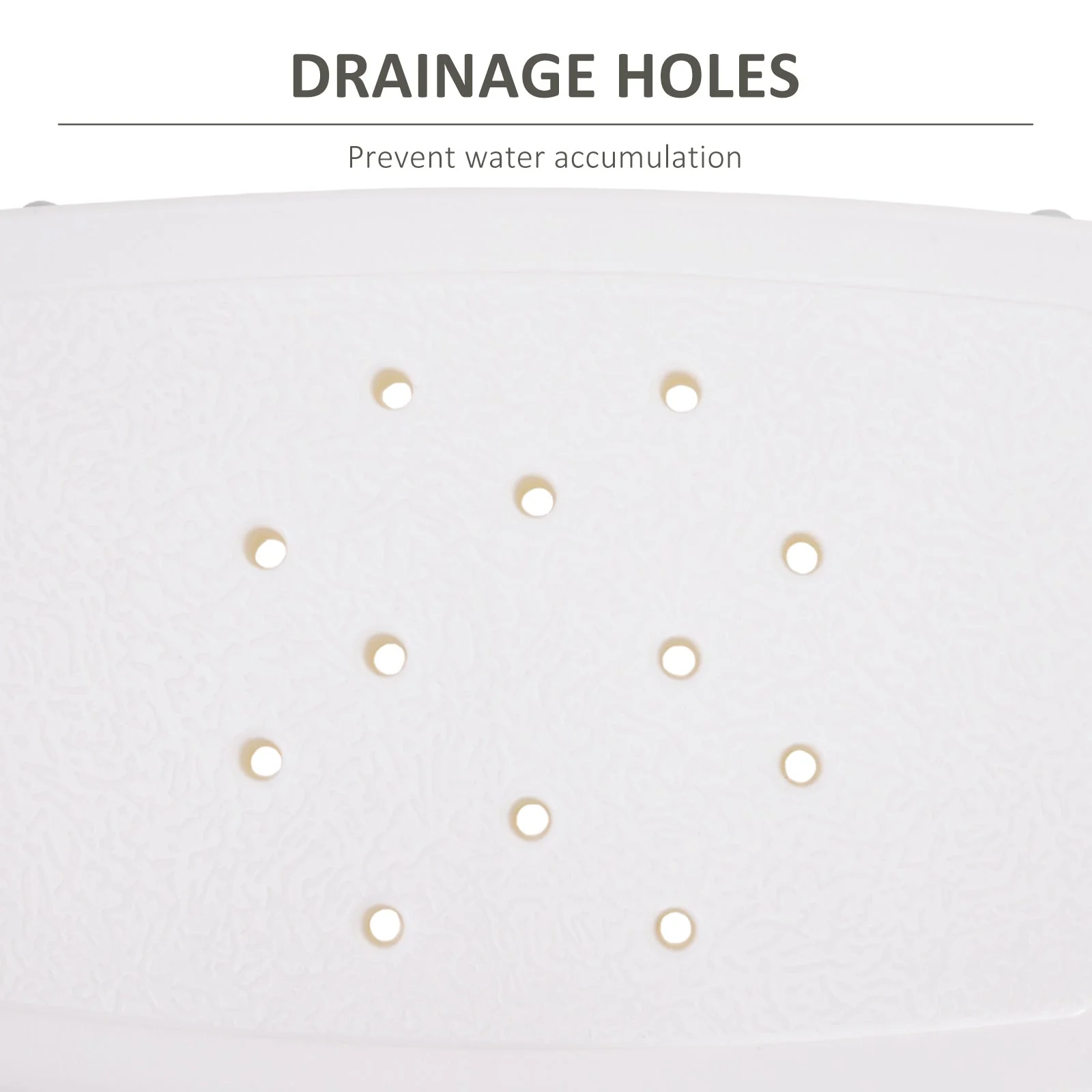 Portable Non-Slip Bathroom Stool – White - Image 7