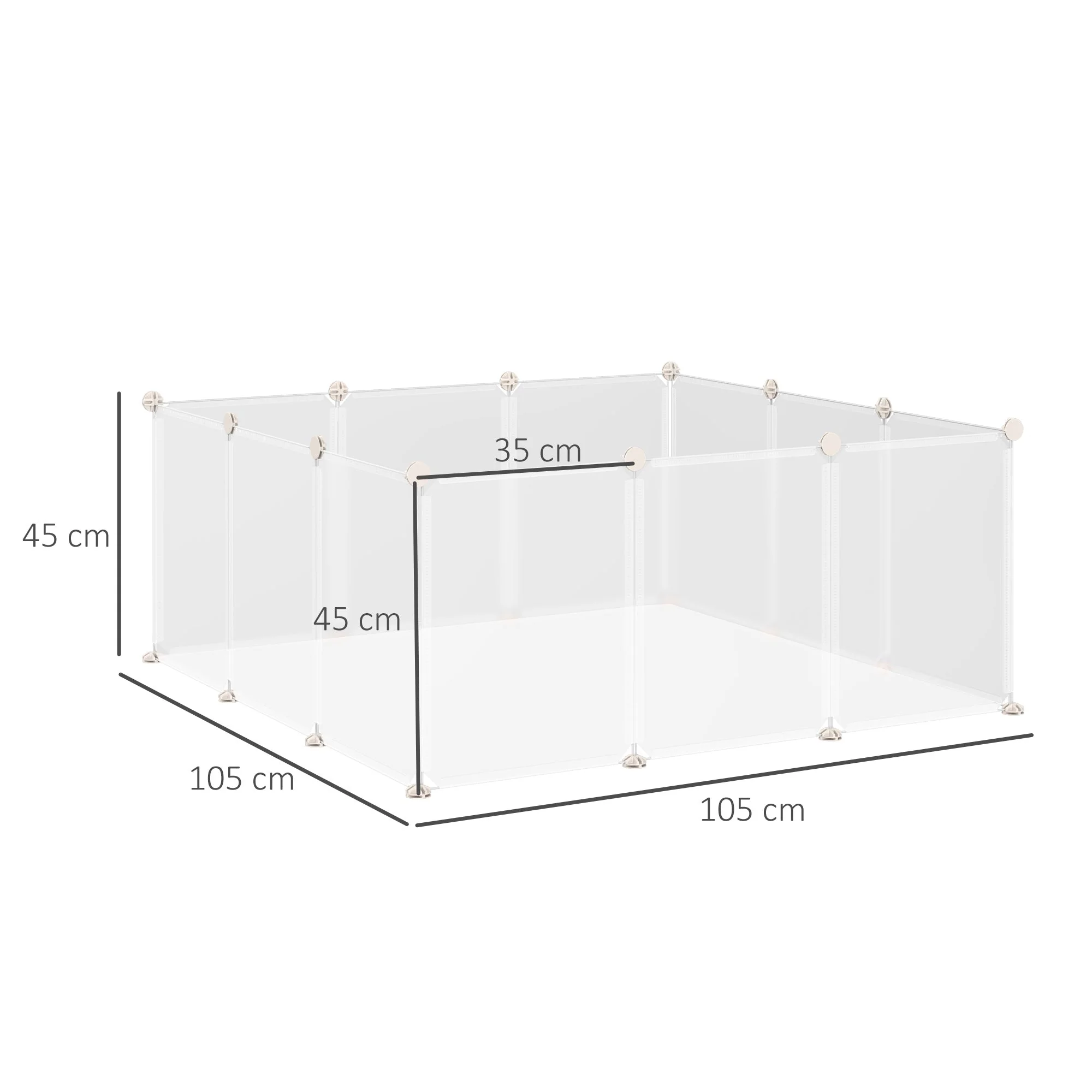 Portable Small Animal Playpen by Pawhut - Image 2