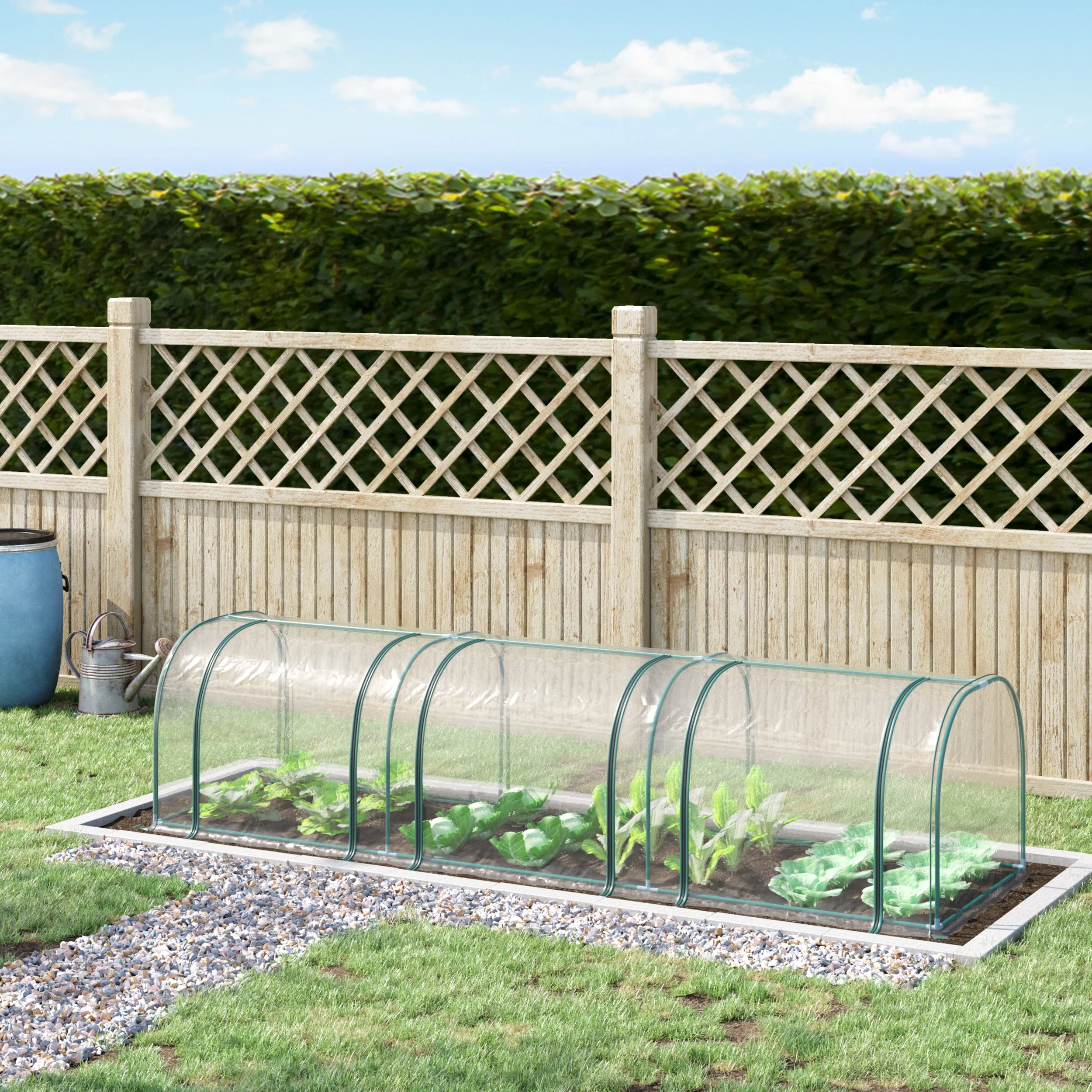 Portable Steel Frame Mini Greenhouse - Image 2