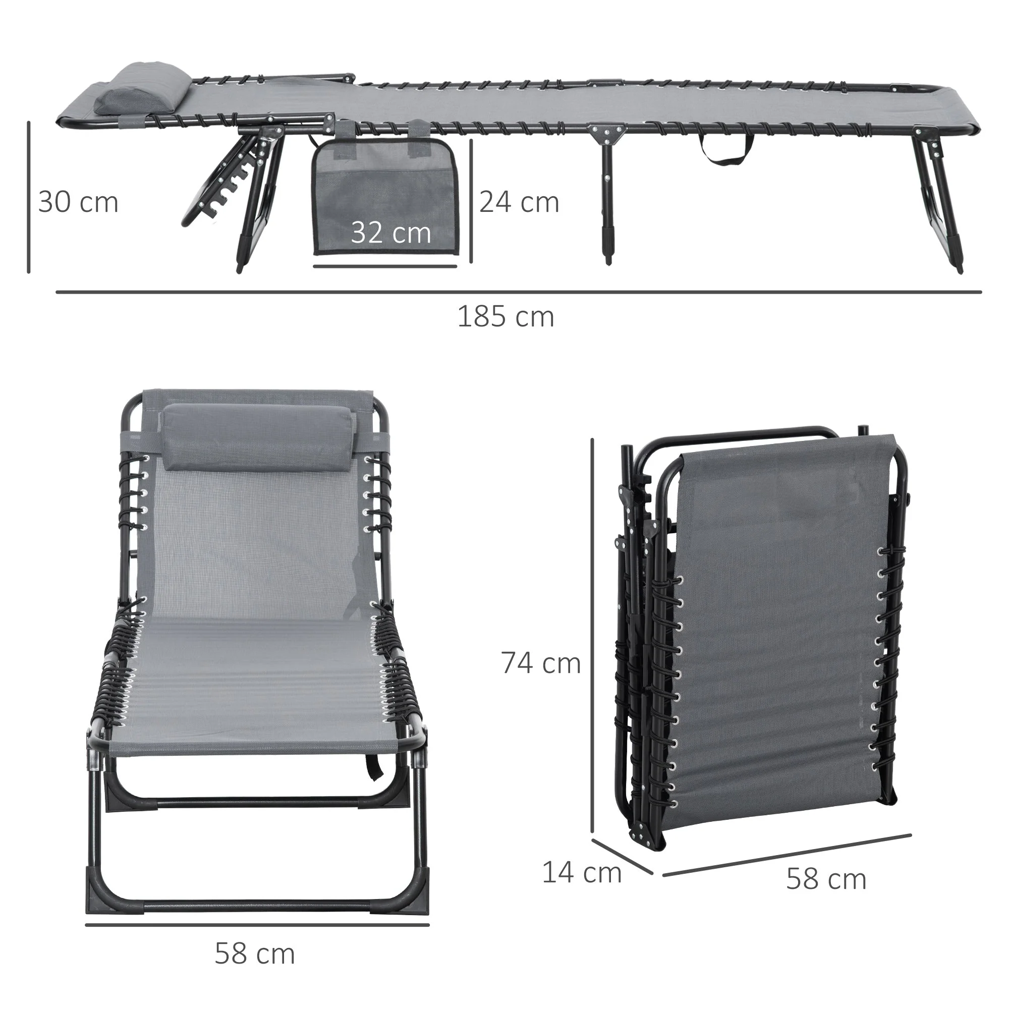 Portable Sun Lounger - Image 2