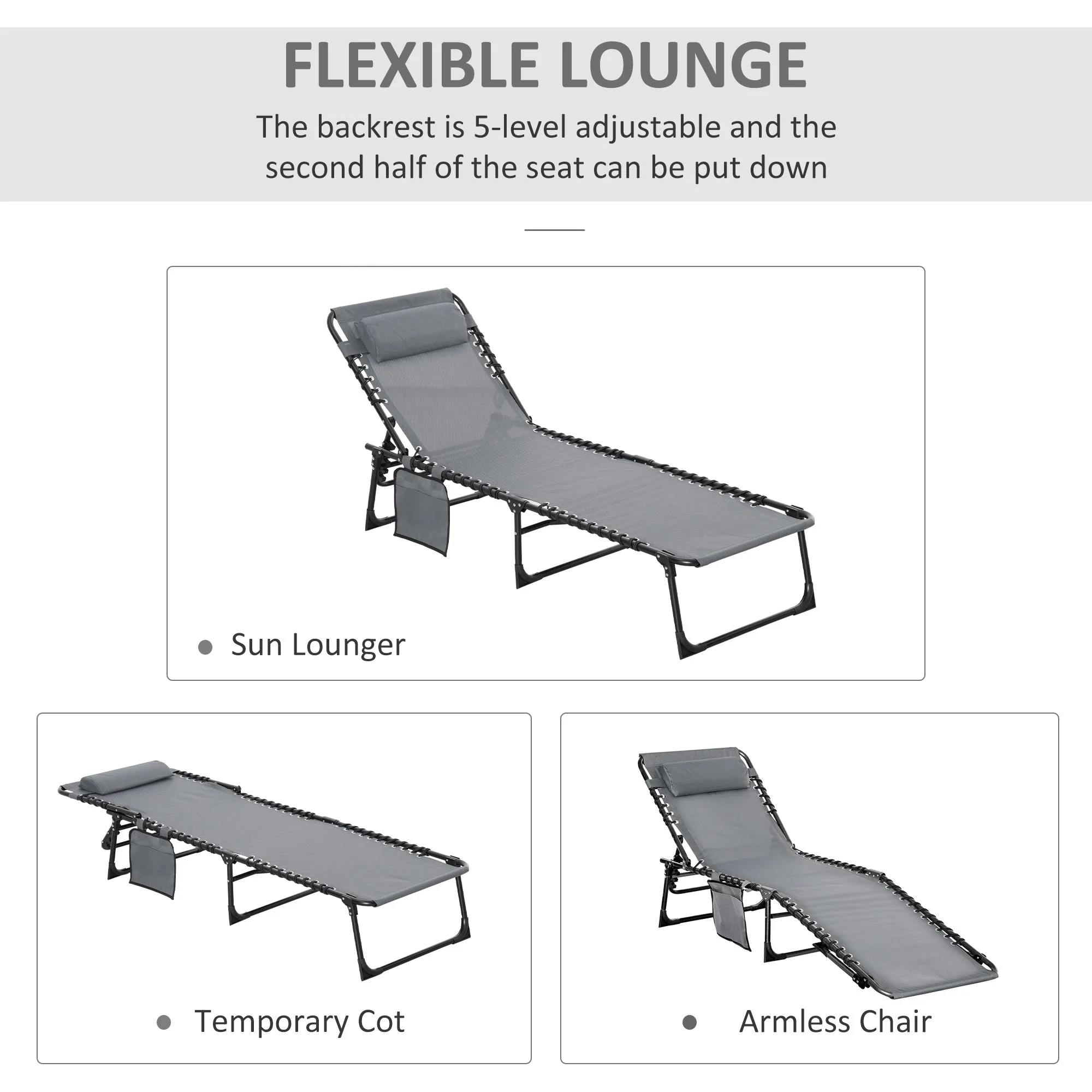 Portable Sun Lounger - Image 3