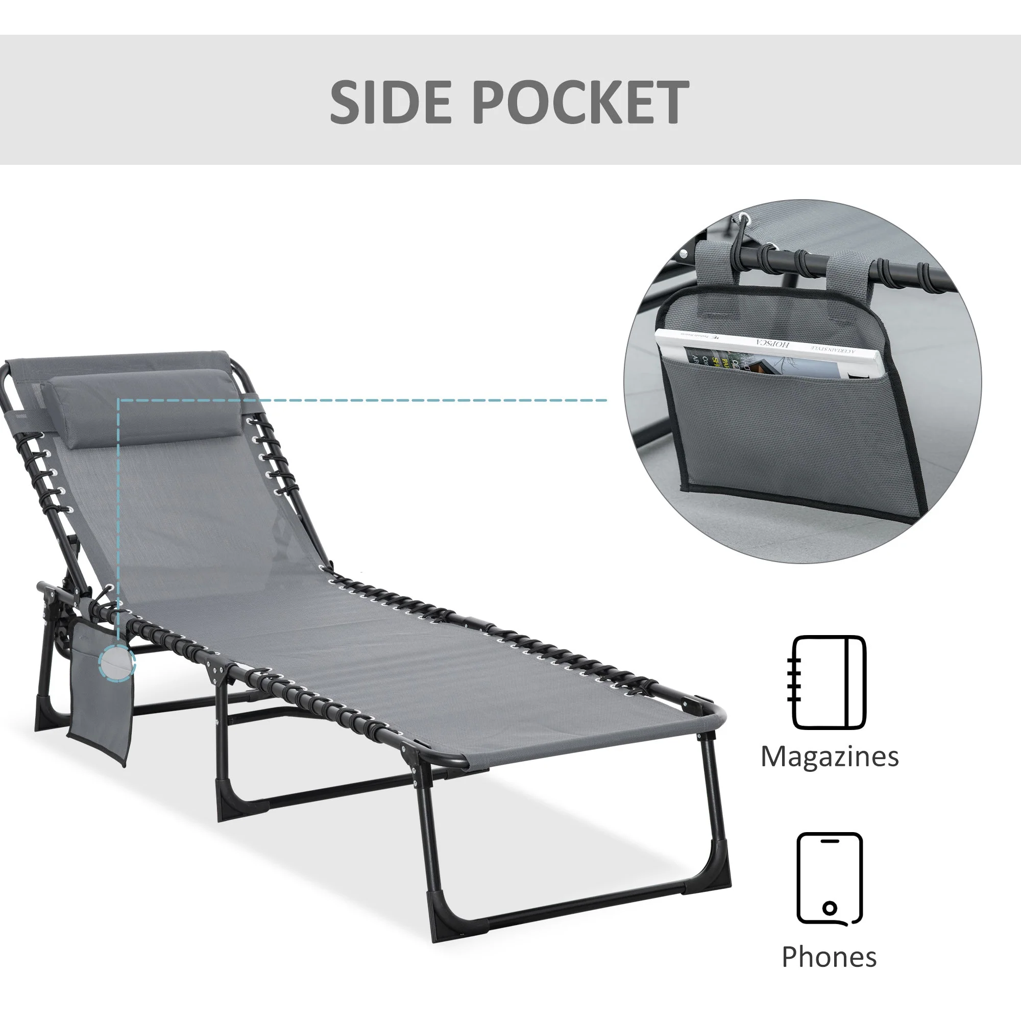 Portable Sun Lounger - Image 6