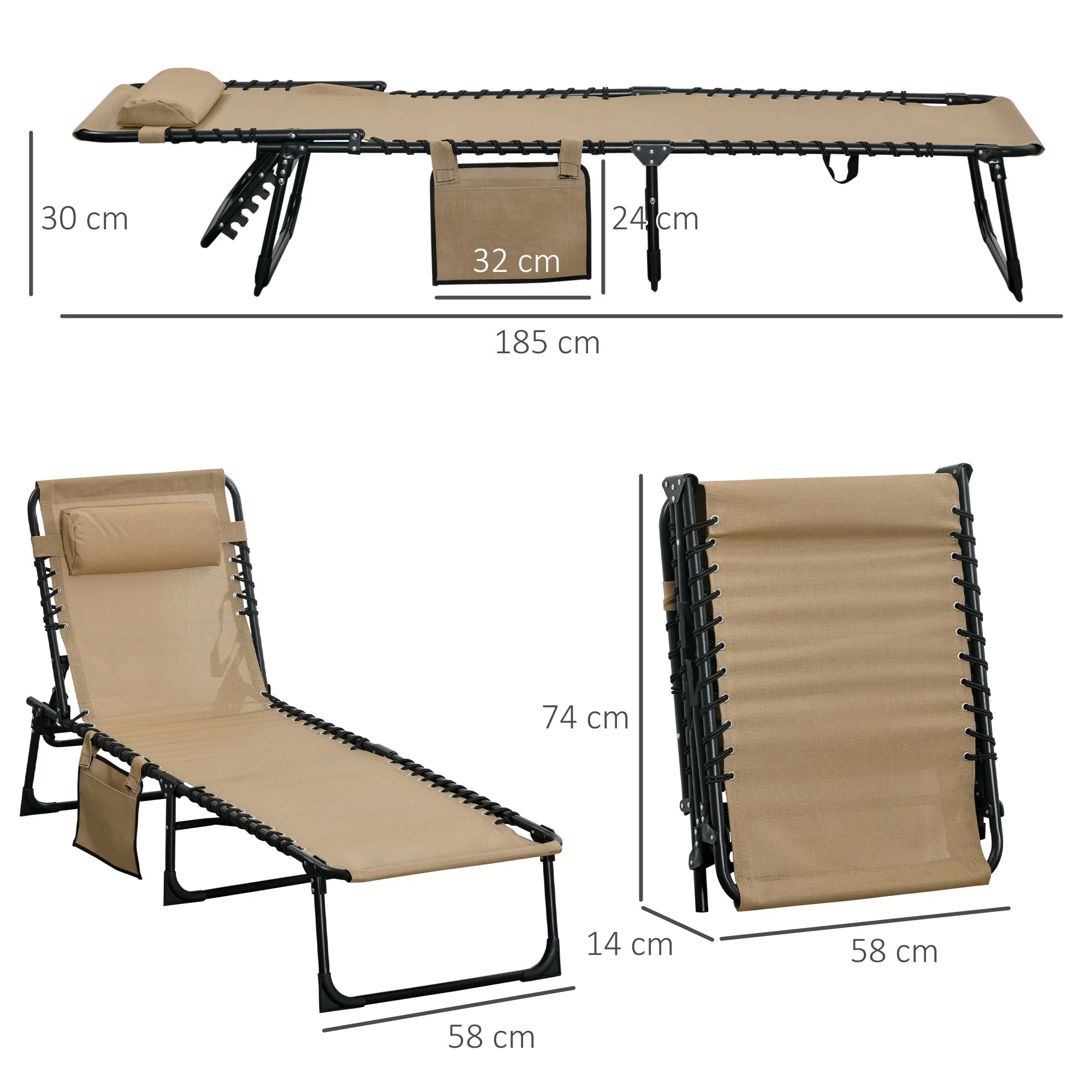Portable Sun Lounger - Image 3
