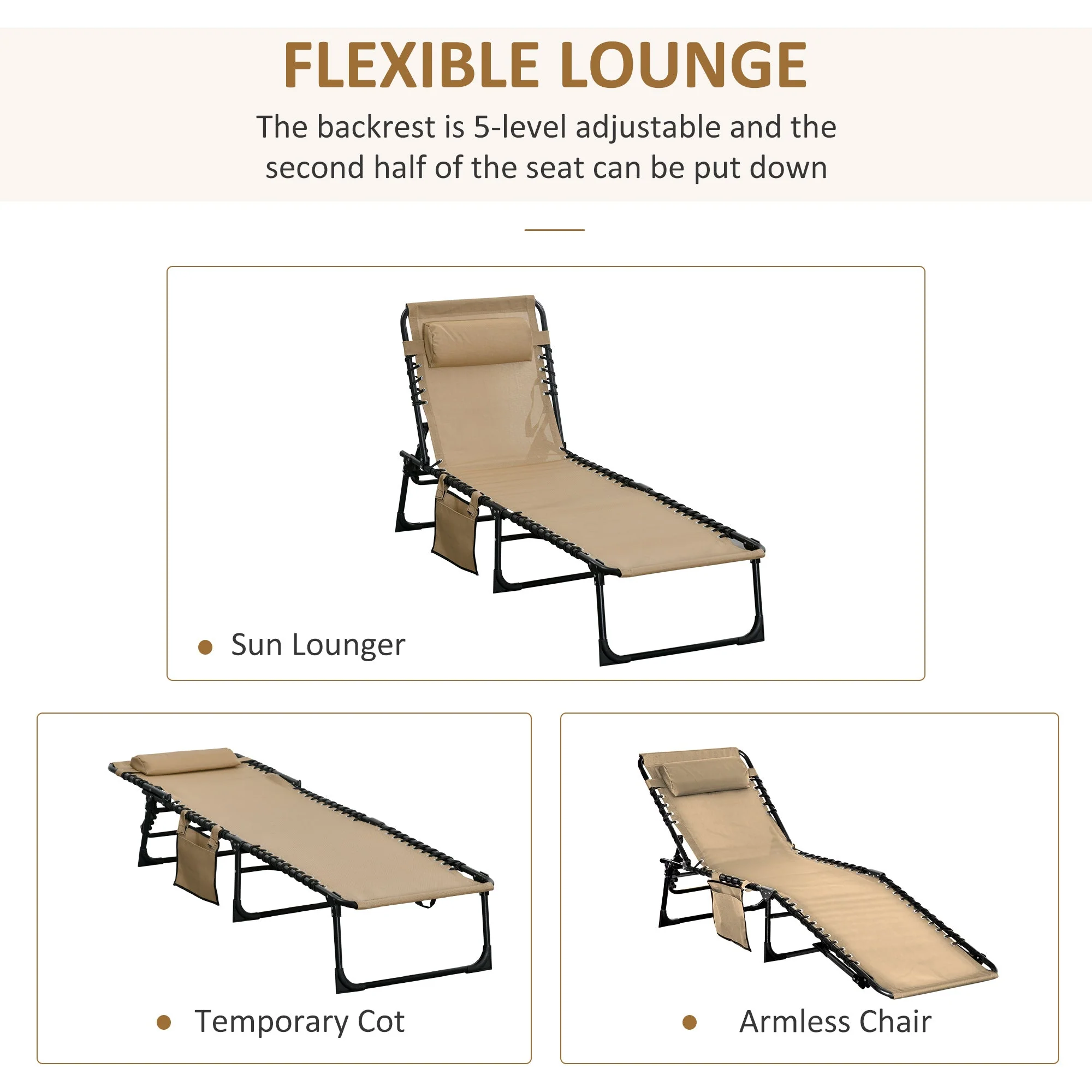 Portable Sun Lounger - Image 4