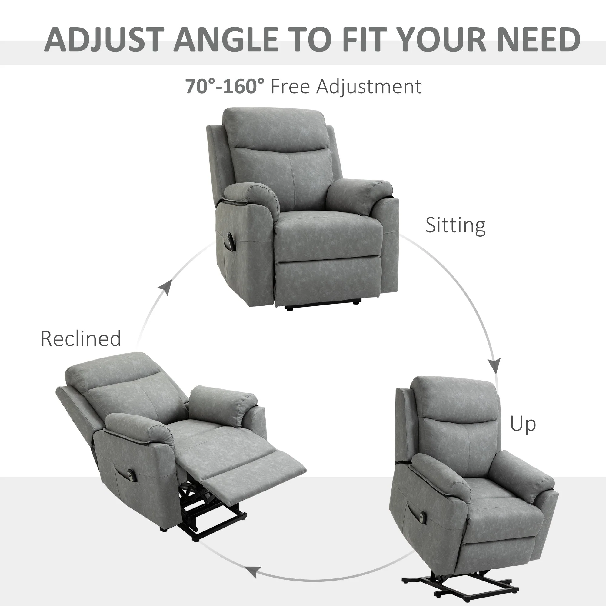 Power Lift Chair Electric Riser Recliner for Elderly - Image 4