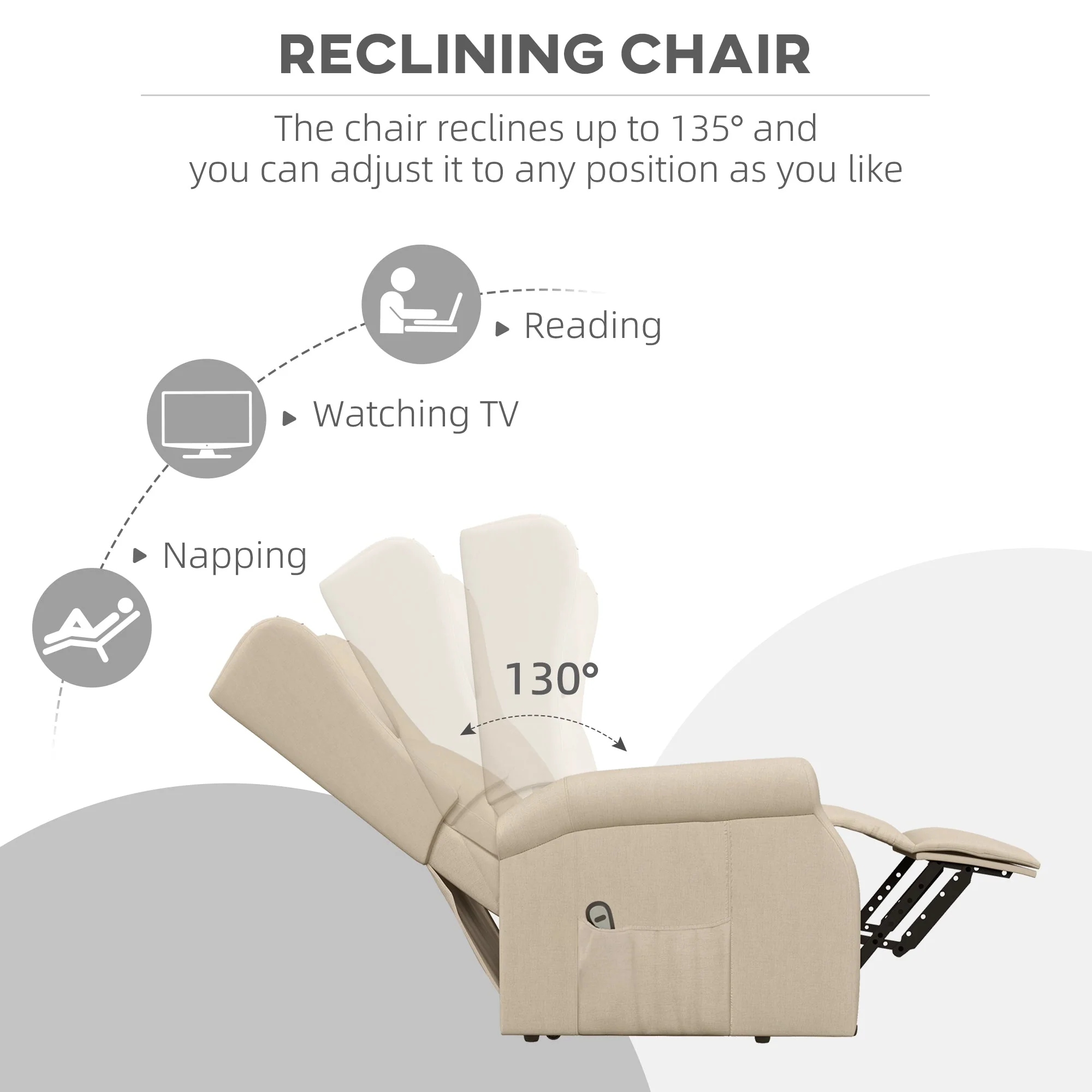 Power Lift Chair for the Elderly with Remote Control - Image 5