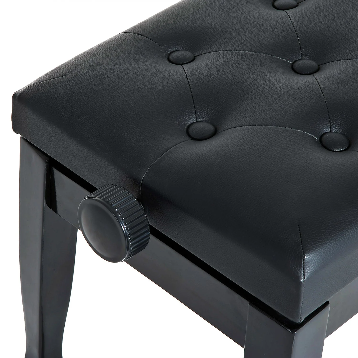 PU Leather Upholstered Piano Stool - Image 7
