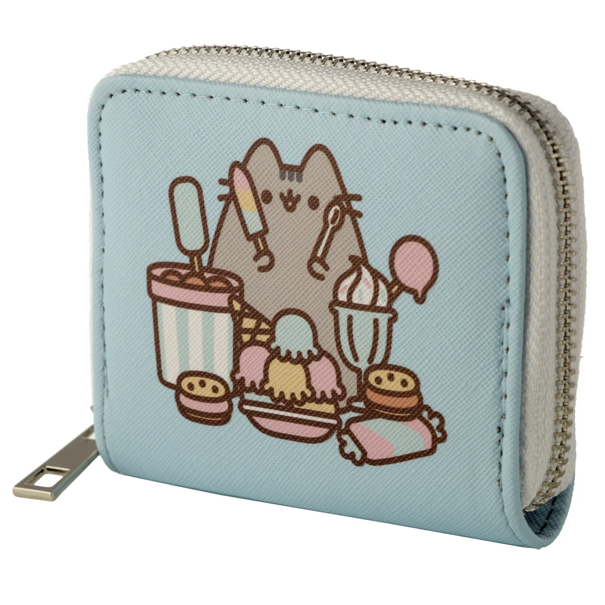 Pusheen The Cat Foodie Small Zip Around Wallet Purse - Assorted - Image 4