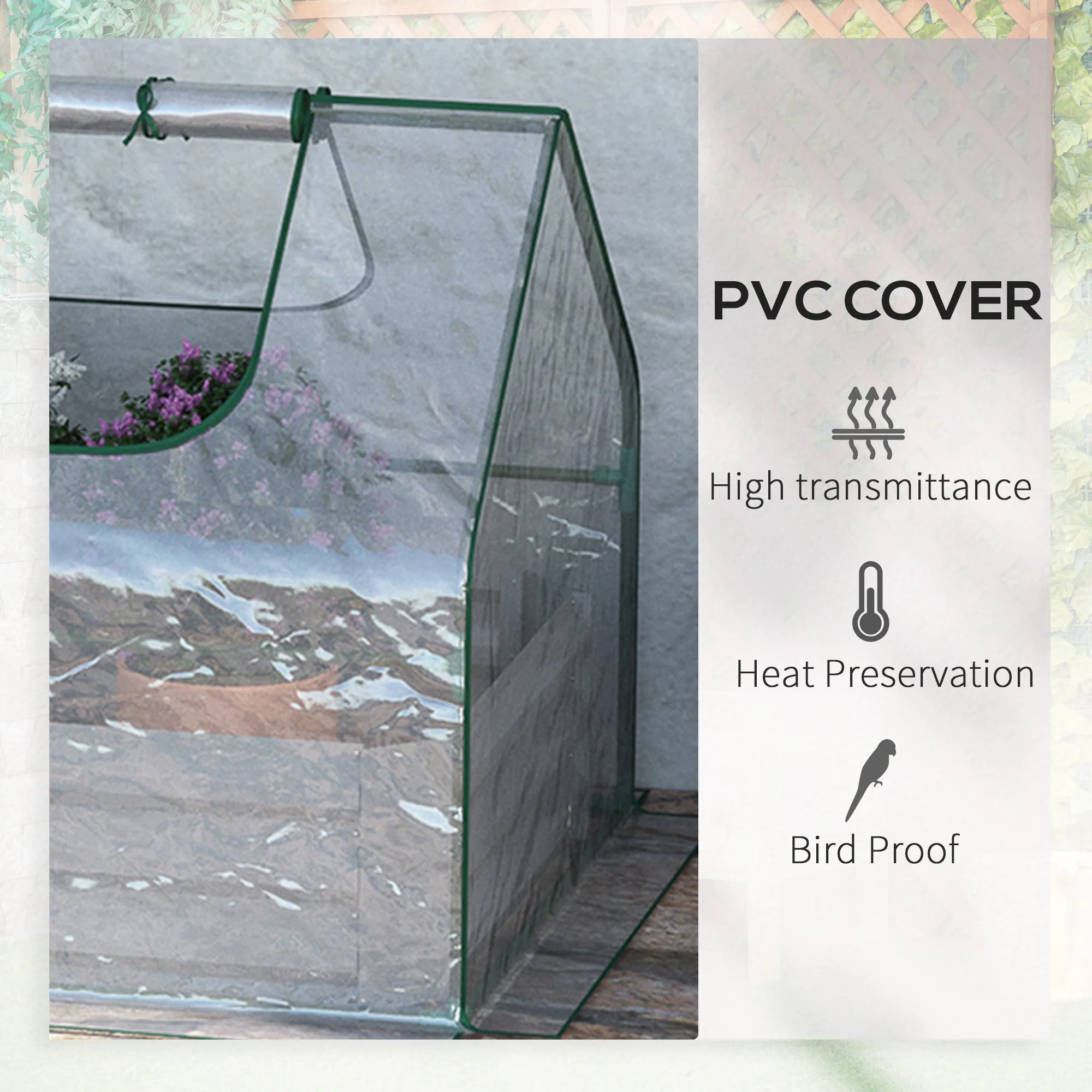 Raised Garden Bed with Greenhouse - Image 6