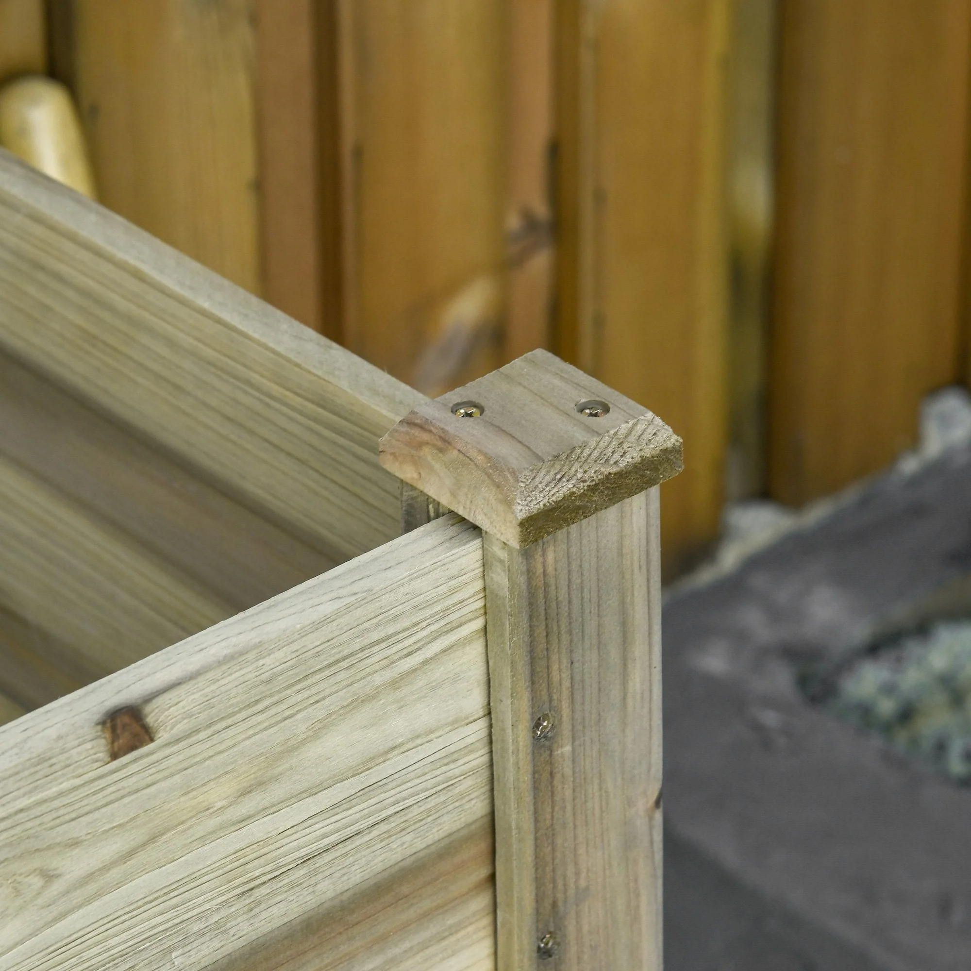 Raised Garden Bed with Legs and Storage Shelf Elevated Wooden Planter Box - Image 8