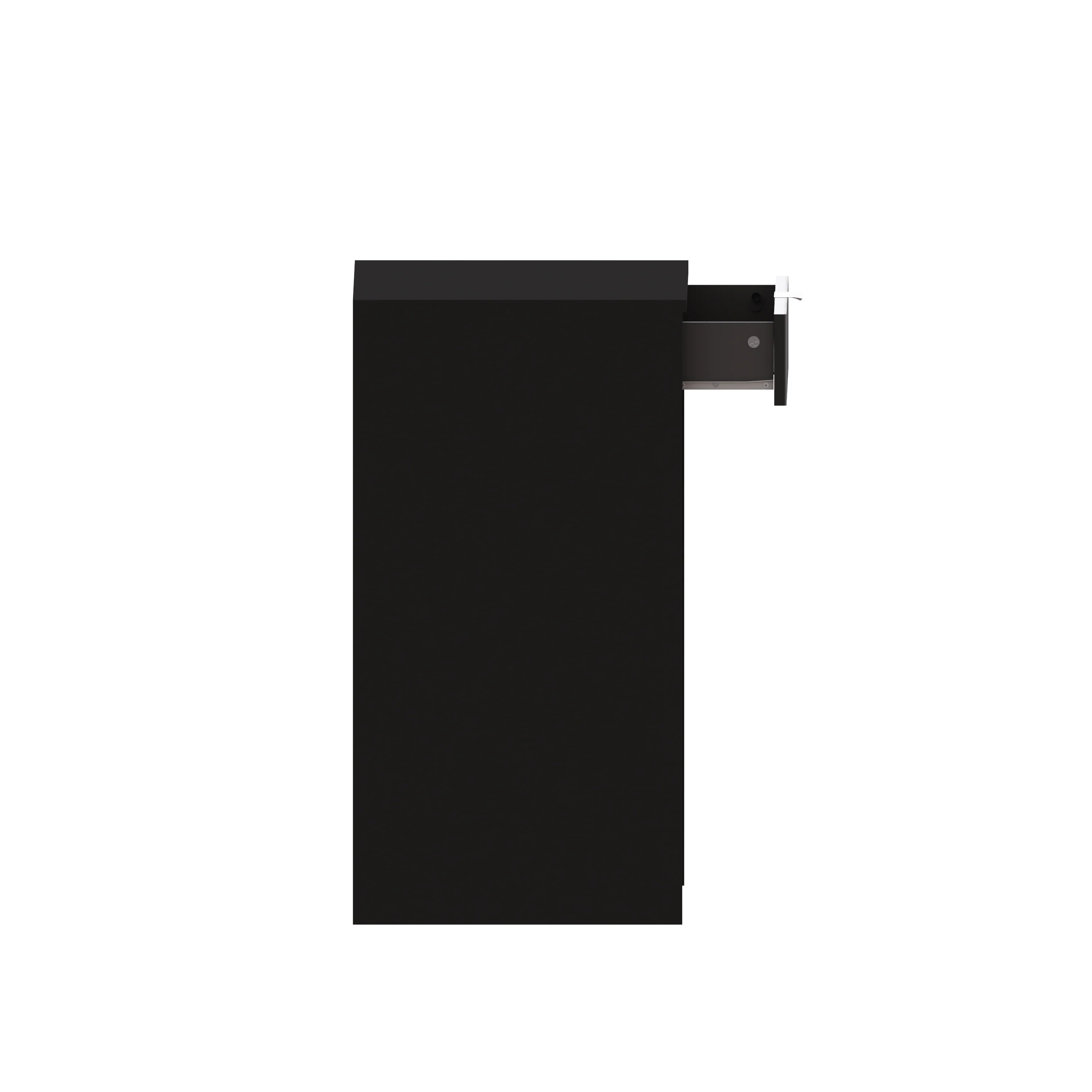 Rankin Desk Black 1 Drawer - Image 4
