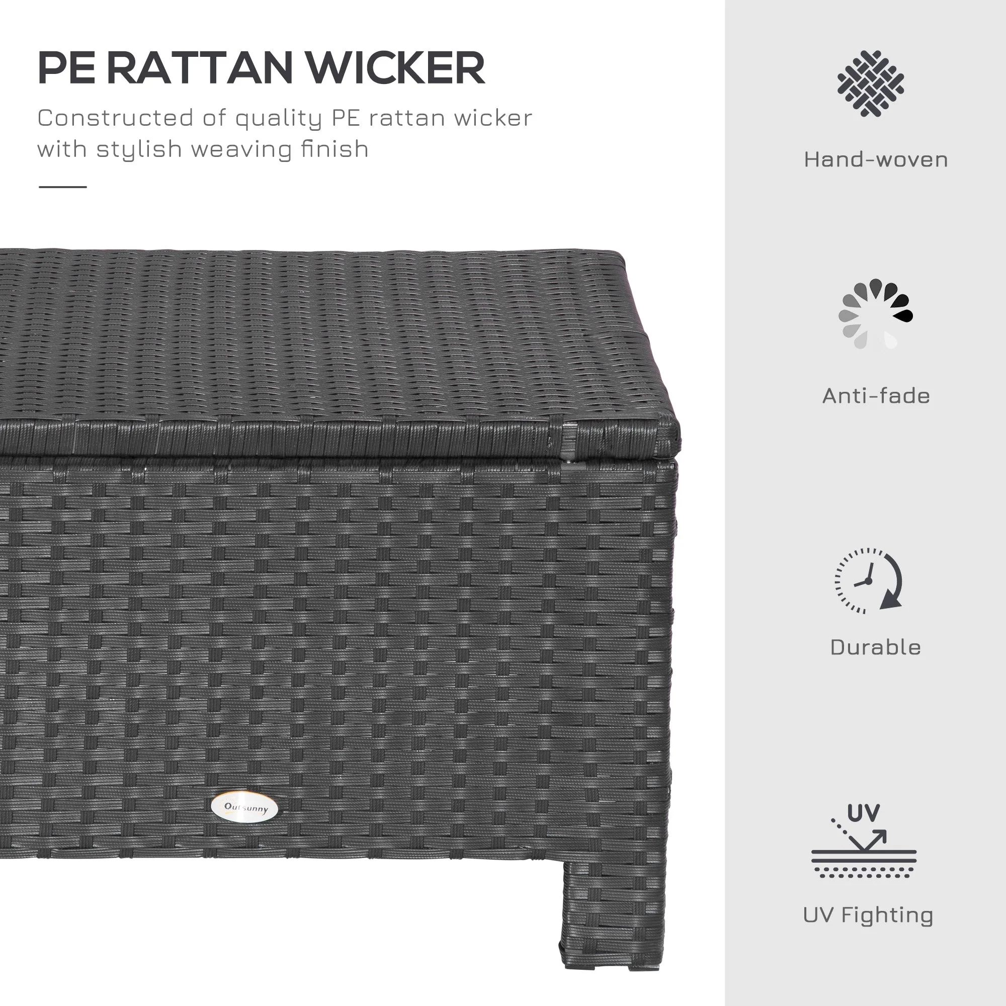 Rattan Ottoman - Image 4