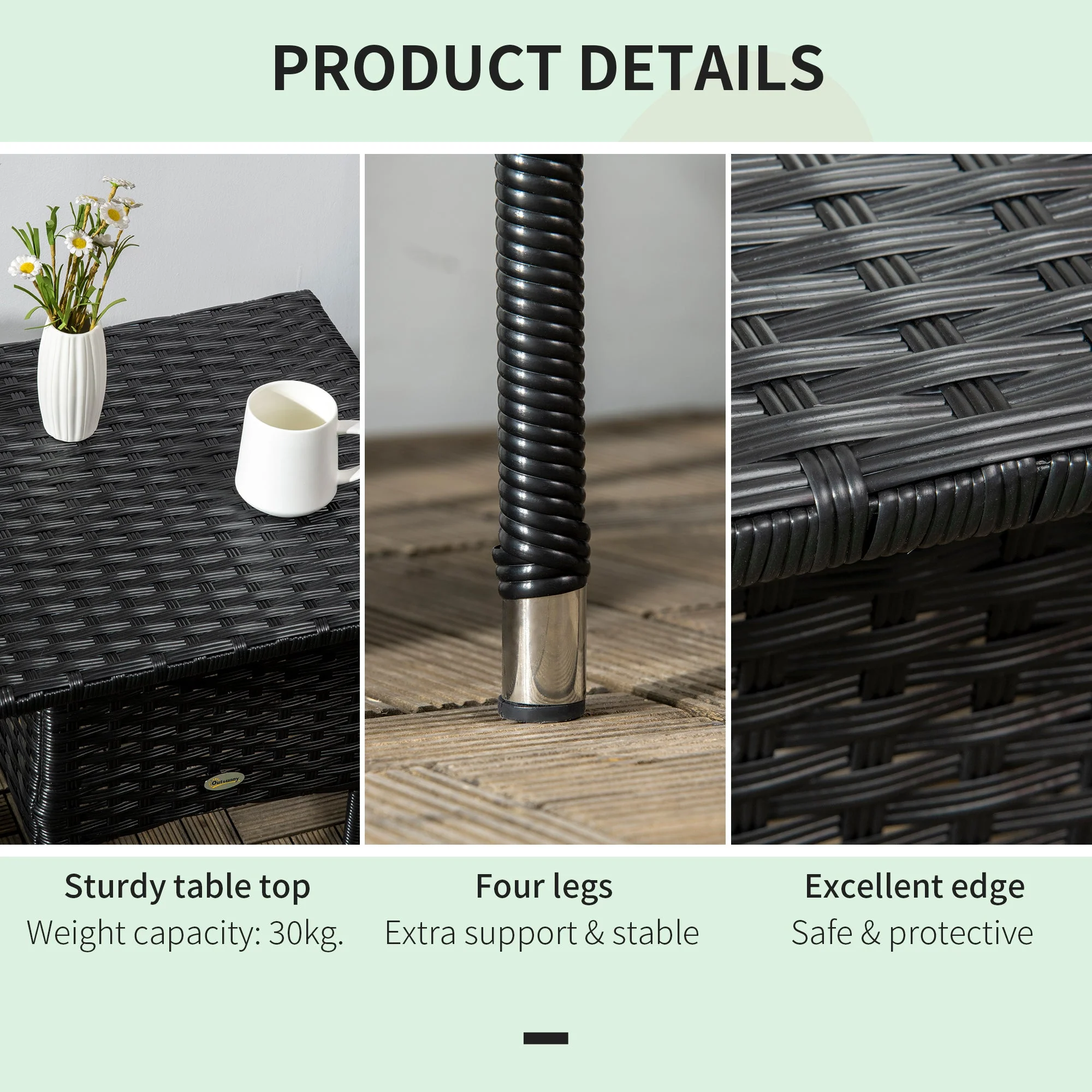 Rattan Side Table - Image 5