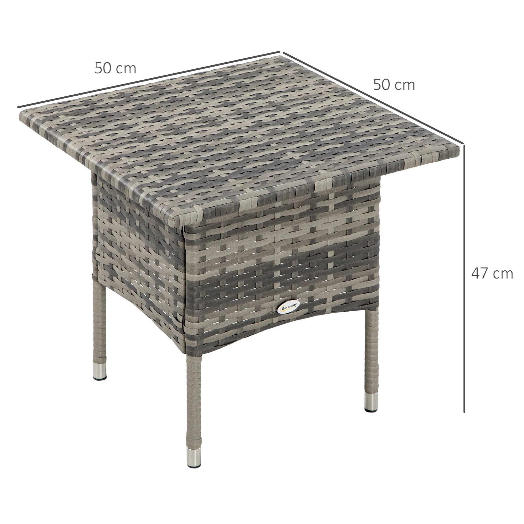 Rattan Side Table - Image 2